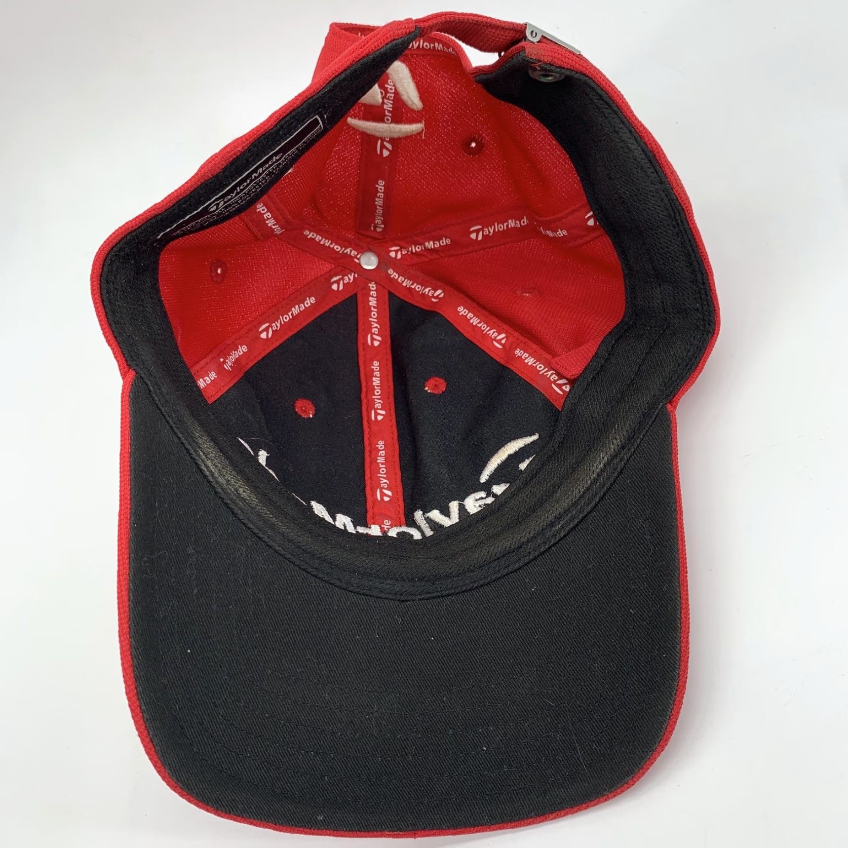 TaylorMade TaylorMade Hat Cap Strap Back Mens Red Tour Preferred SLDR Golf One Size Logo Size ONE SIZE - 7 Thumbnail
