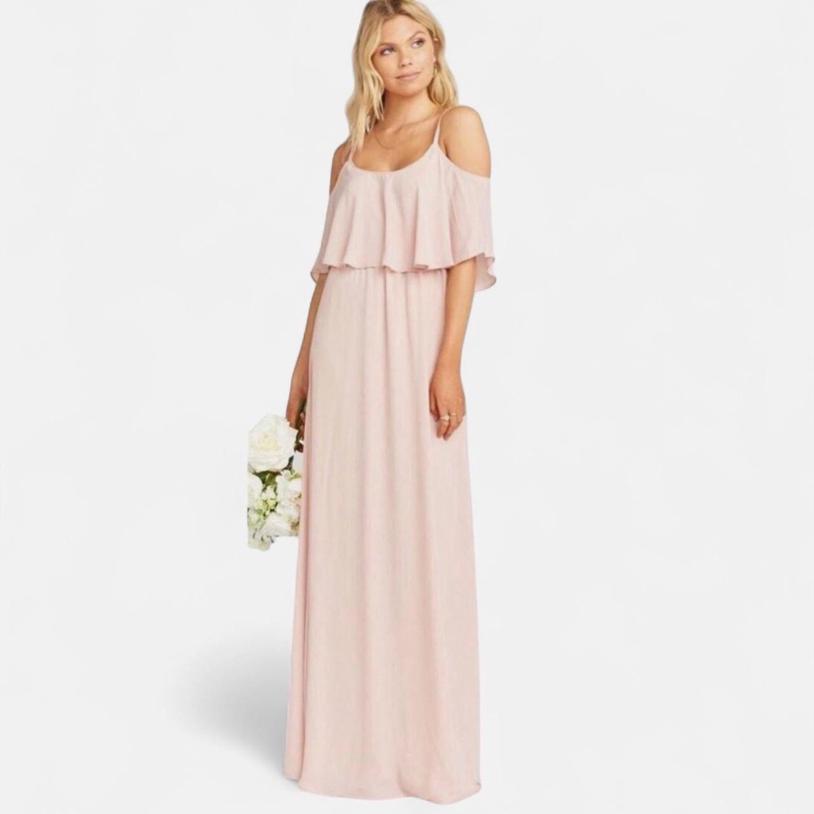 Show Me Your MuMu Show Me Your Mumu Caitlin blush XS formal gown fairy cottage Size XS / US 0-2 / IT 36-38 - 1 Thumbnail