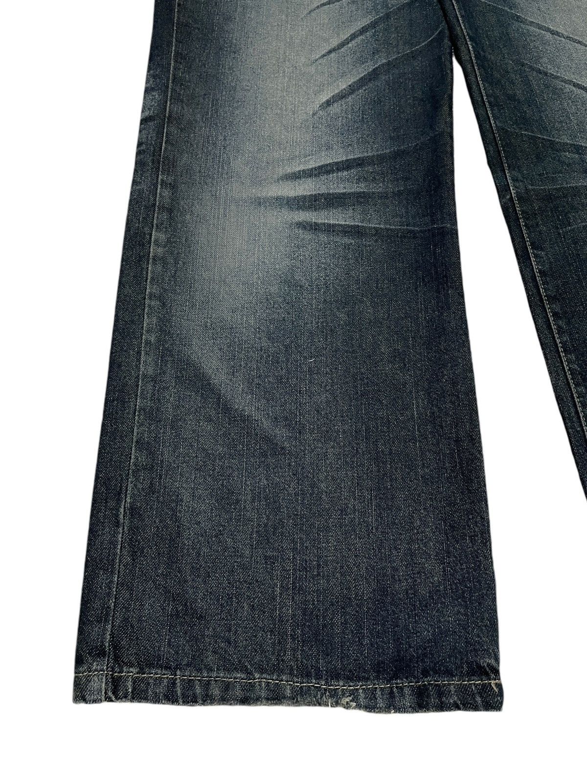 If Six Was Nine Rare Design Vintage Brand Amore Puro Baggy Jeans 1990s Size US 37 - 5 Thumbnail