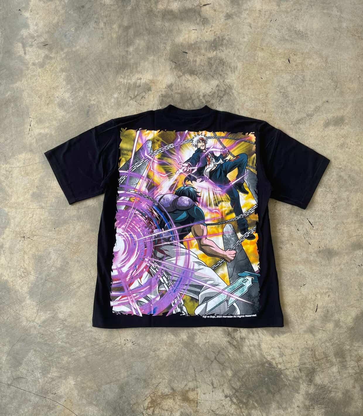 Anime Jujutsu Kaisen The Strongest Man Toji VS The Six Eye Gojo Size US XL / EU 56 / 4 - 2 Thumbnail