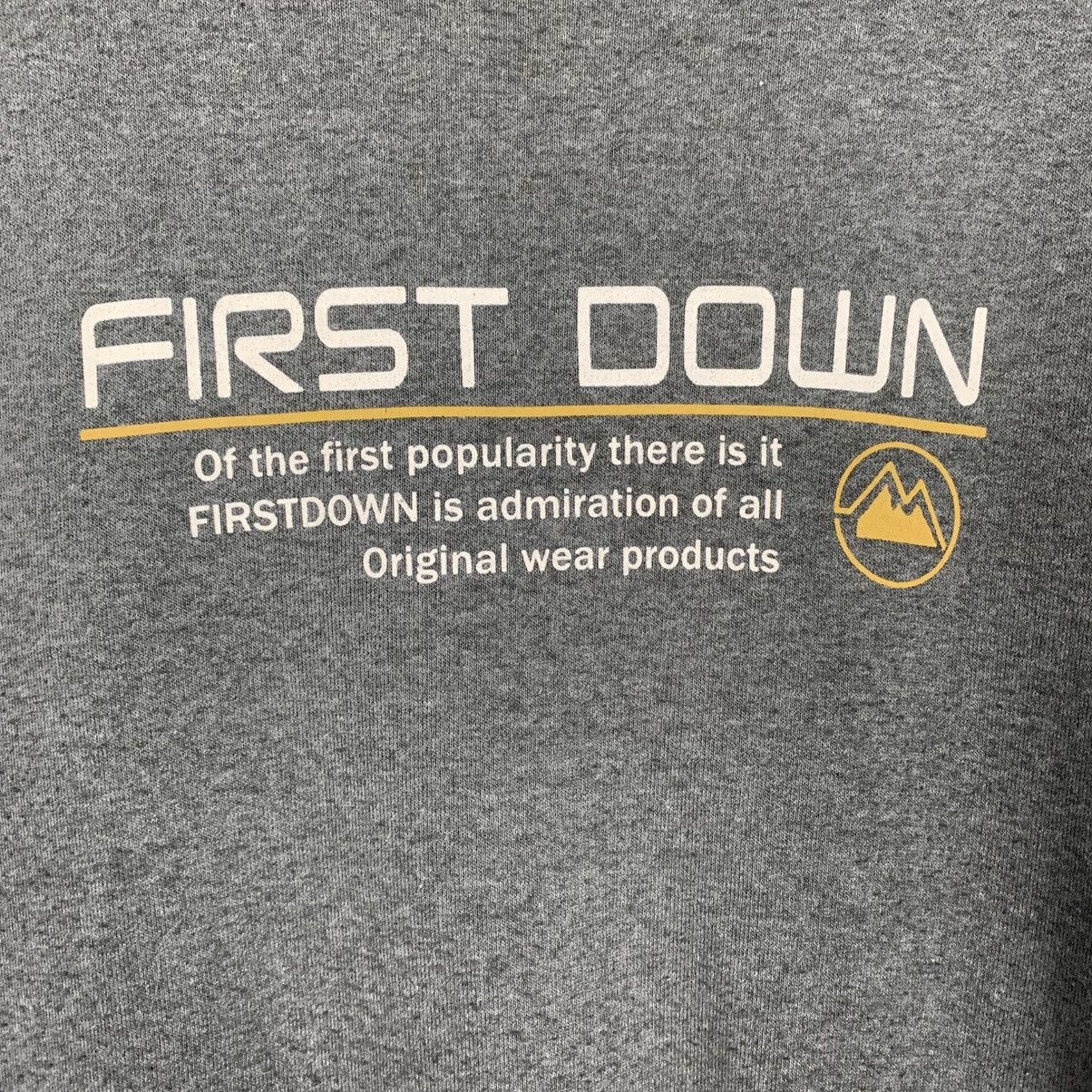Japanese Brand First Down Crewneck Sweatshirt Size US L / EU 52-54 / 3 - 10 Thumbnail