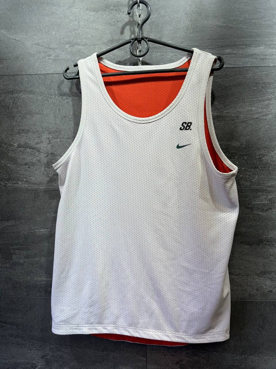 Nike Nike SB Vest Reversible Orange White T-Shirt Rare Size US M / EU 48-50 / 2 - 2 Thumbnail