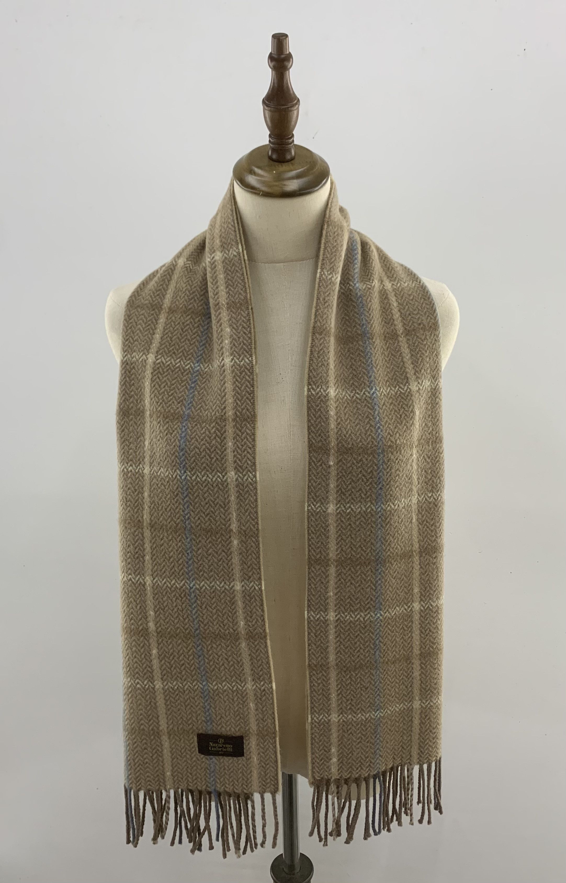 Nazareno Gabrielli Nazareno Gabrielli Scarf Wool Muffler Neck Wrap BL3172 Size ONE SIZE - 1 Thumbnail