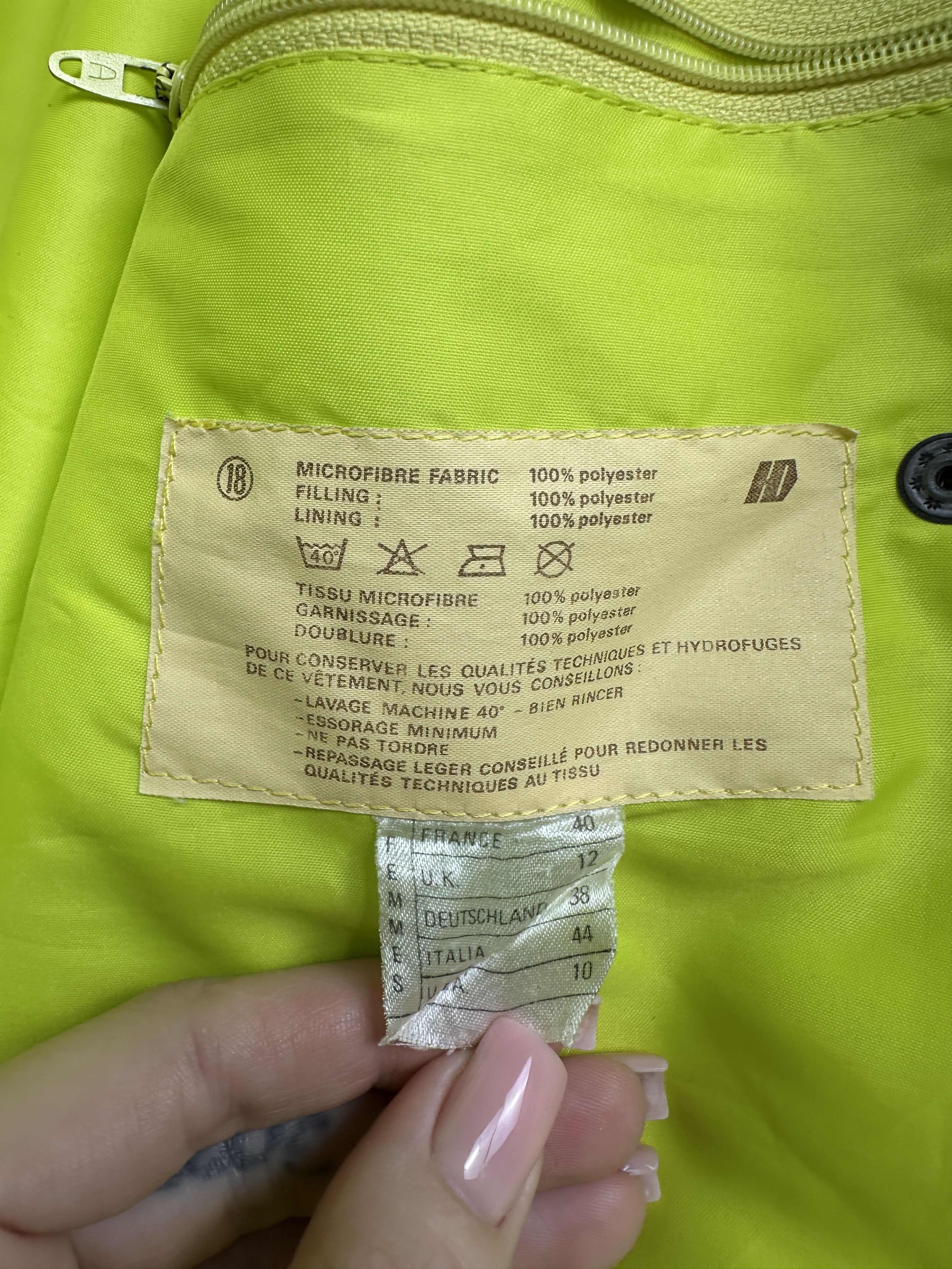Vintage Henri Duvillard 90s Vintage Womens Safari Polaire Ski Jacket Size M / US 6-8 / IT 42-44 - 7 Thumbnail