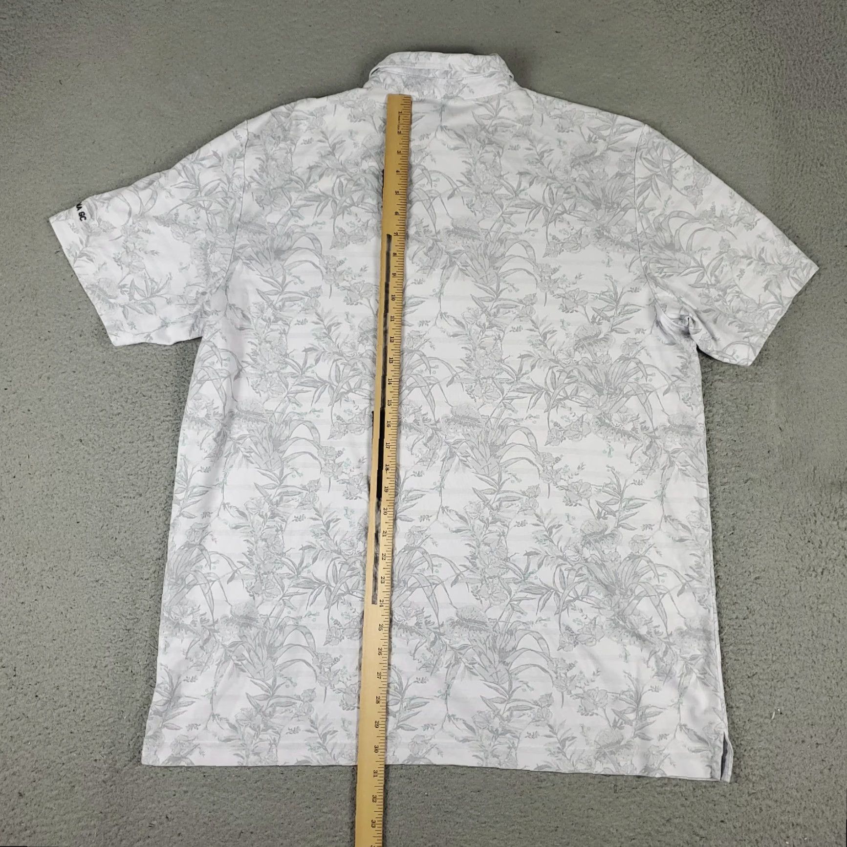 TravisMathew Travis Mathew Polo Shirt Mens 2XL White Gray Golf Casual Short Sleeve Shirt Polo Mans 2XL Size US XXL / EU 58 / 5 - 4 Thumbnail