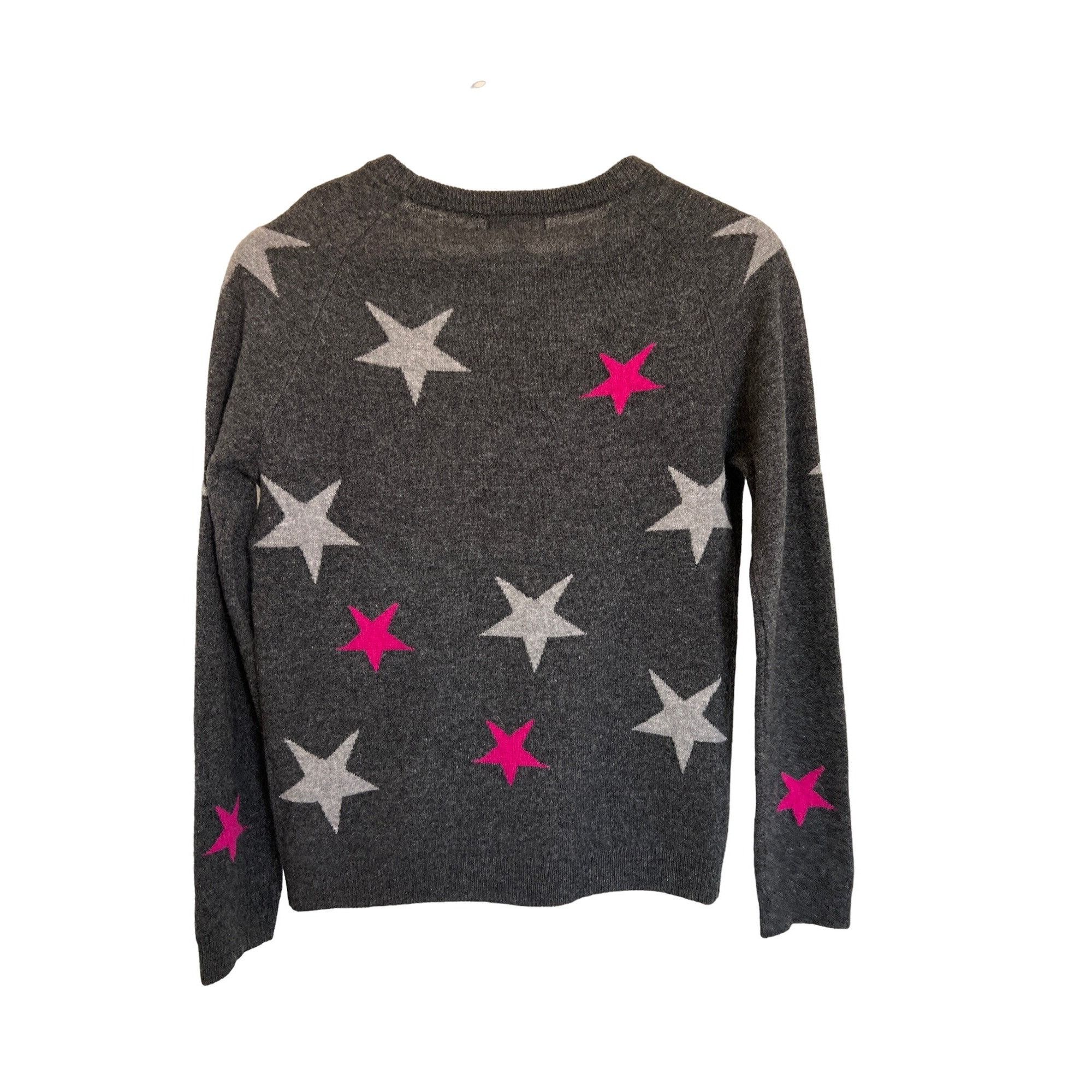Other Philosophy Cashmere Heather Charcoal Star Print Sweater Size S / US 4 / IT 40 - 5 Thumbnail