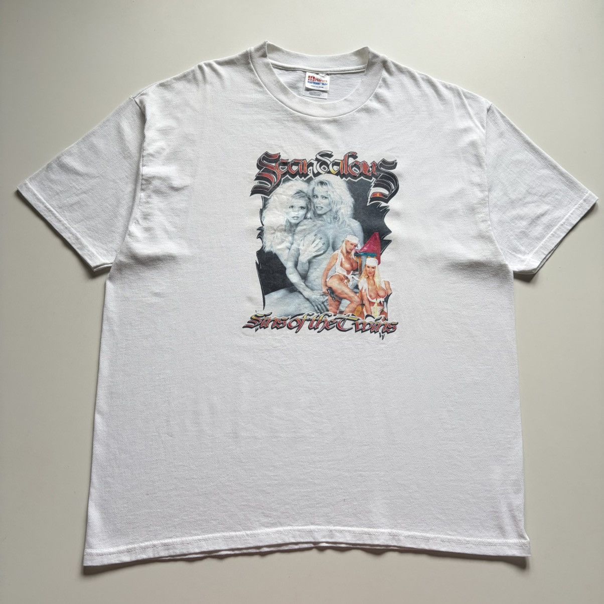 Vintage Vintage 90s Porn T Shit XL Hanes Sex Boobs NSFW Graphic Rare Size US XL / EU 56 / 4 - 1 Thumbnail