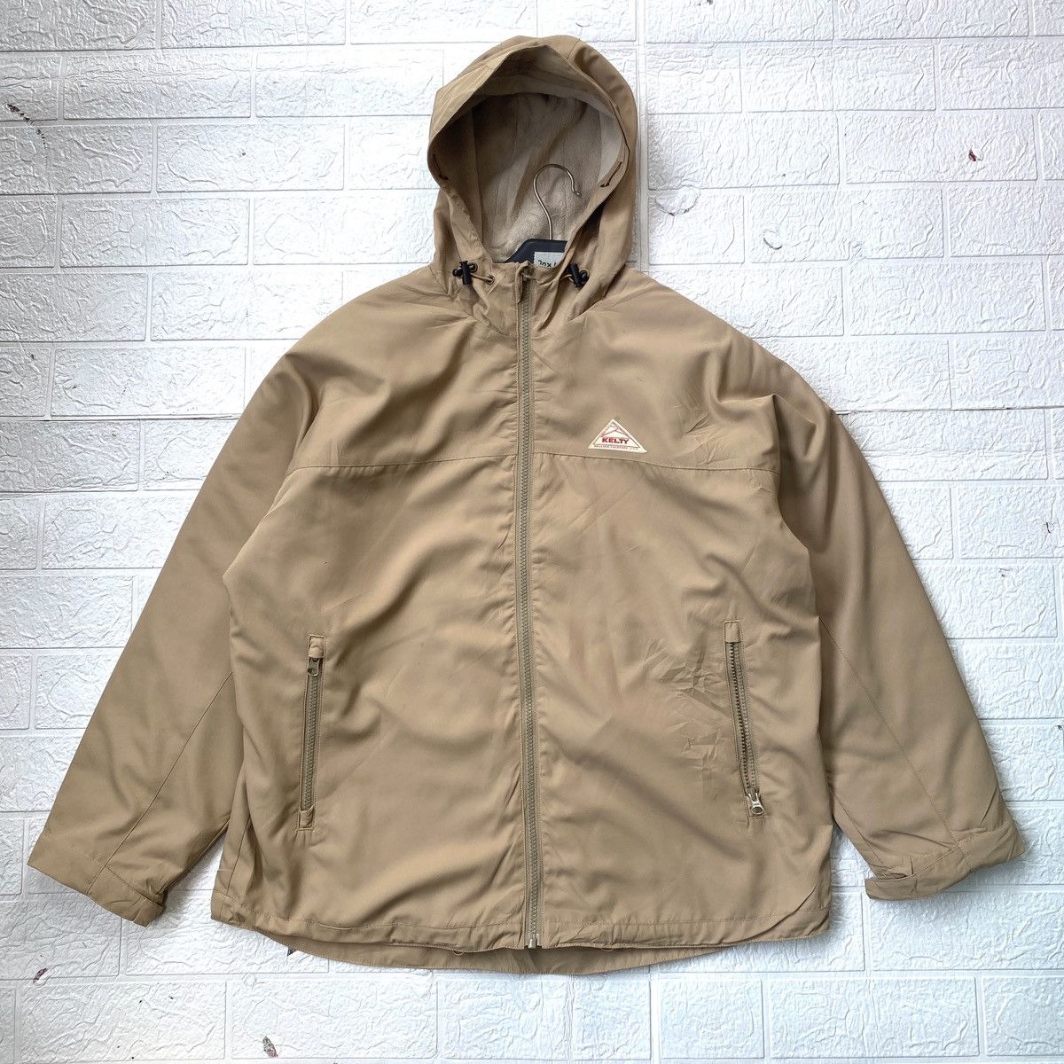 image of Kelty Semi Outdoor Jacket in Cream, Men's (Size Large)