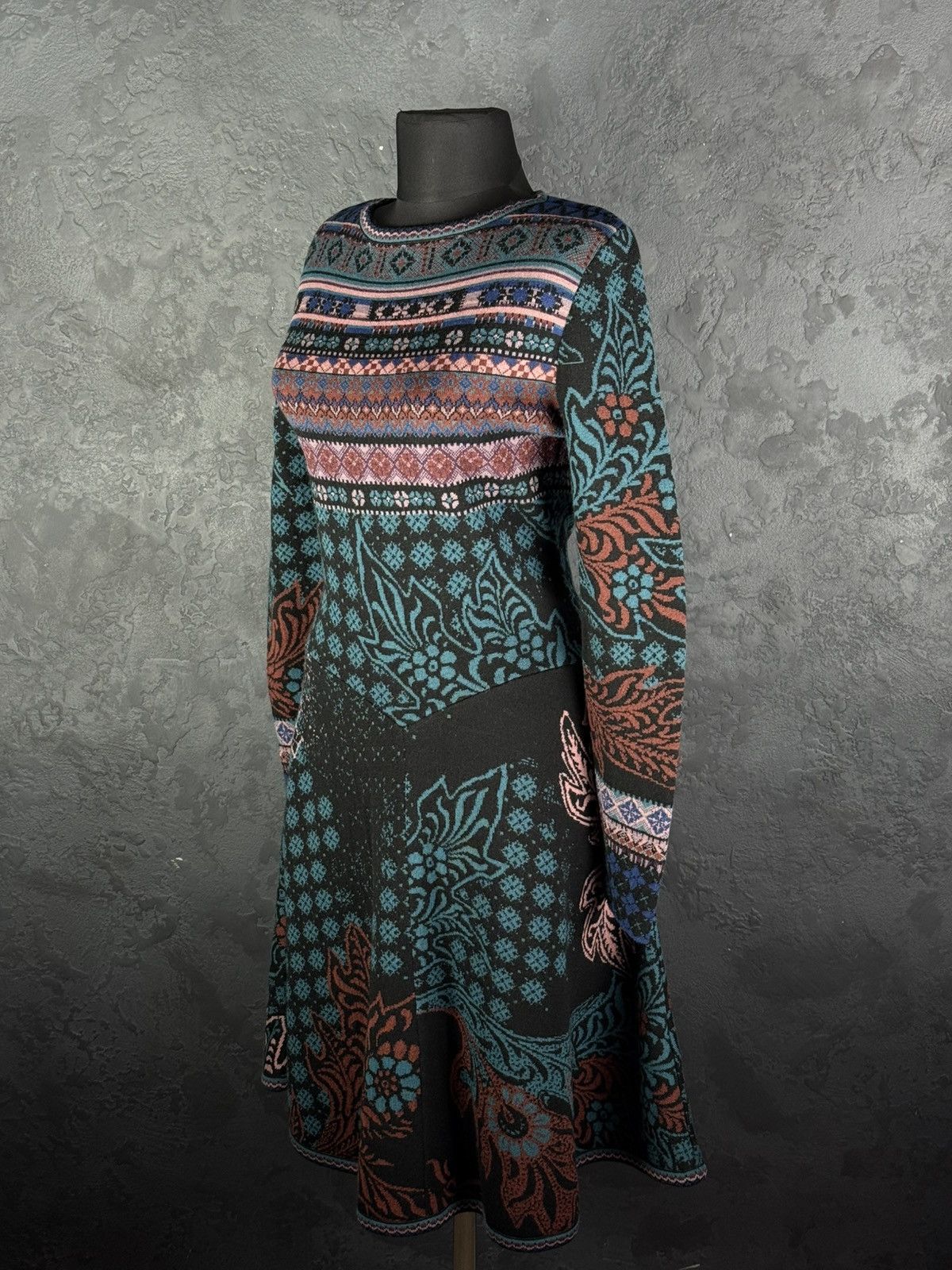 Other Ivko Woman Handwritten Emotions Wool Midi Dress Women’s Size S / US 4 / IT 40 - 6 Thumbnail