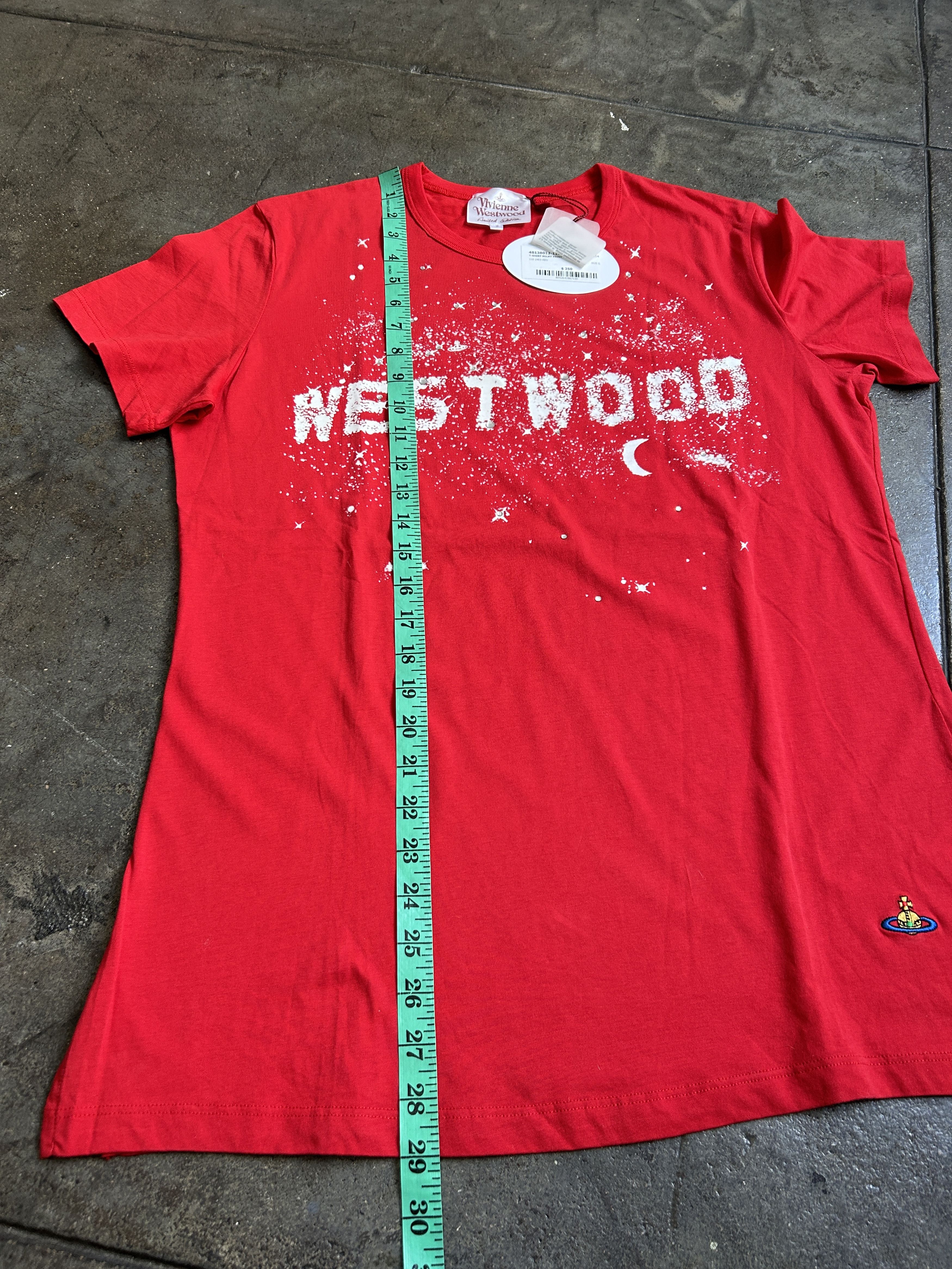 Vivienne Westwood LIMITED EDITION Hollywood Sign Vivienne Glitter Milky Shirt Size US S / EU 44-46 / 1 - 16 Thumbnail