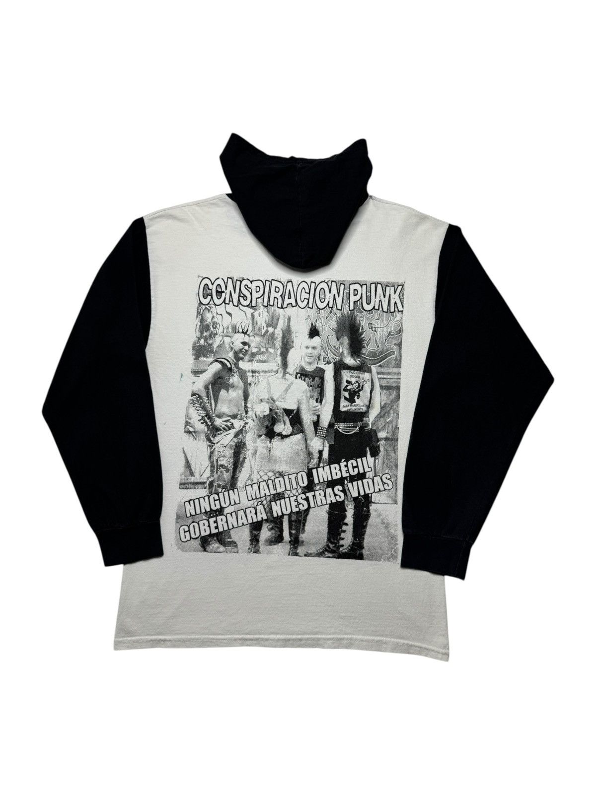 Vintage Vintage Conspiración Punk Long Sleeve Band Tee Shirt Size US L / EU 52-54 / 3 - 7 Thumbnail