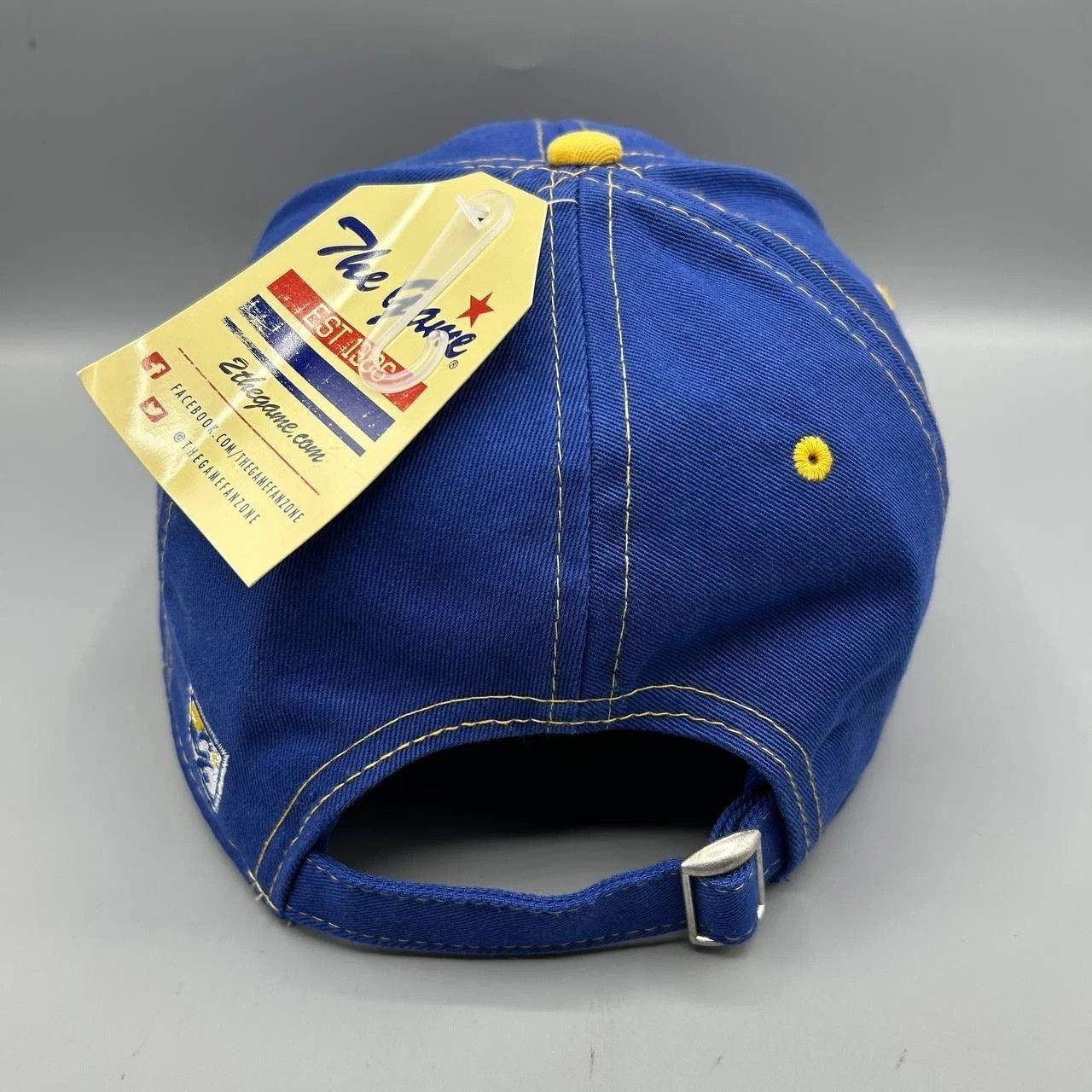 The Game Vintage University of Delaware Blue Hens Hat NCAA Strap Back Size ONE SIZE - 7 Thumbnail