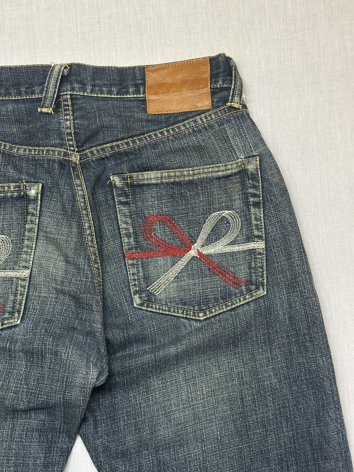 Evisu EVISU Ribbon Embroidered Denim Pants. Size US 32 / EU 48 - 4 Thumbnail
