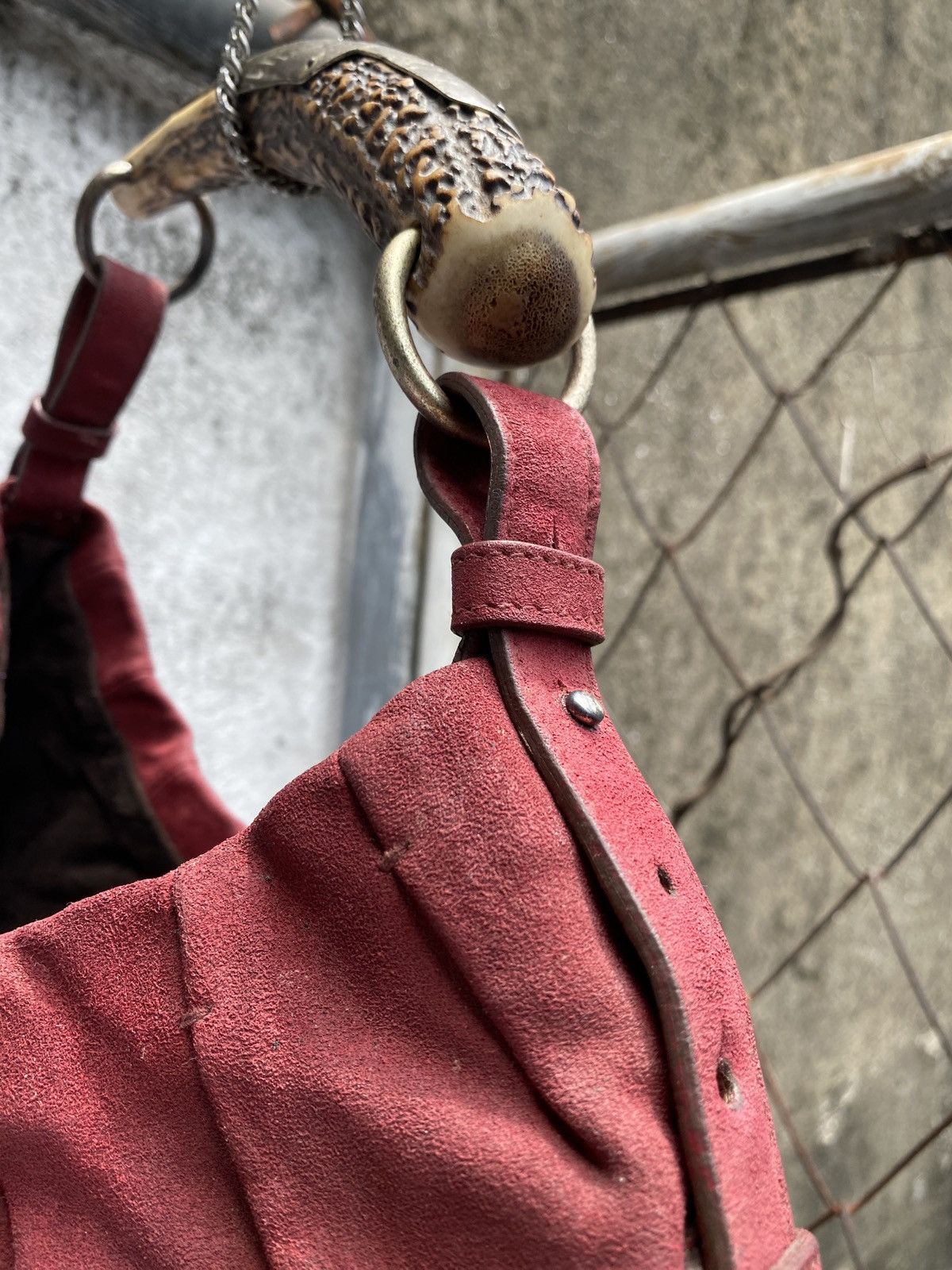 Yves Saint Laurent Rare Yves Saint Laurent - Tom Ford - Burgundy Mombasa Hobo Size ONE SIZE - 15 Thumbnail