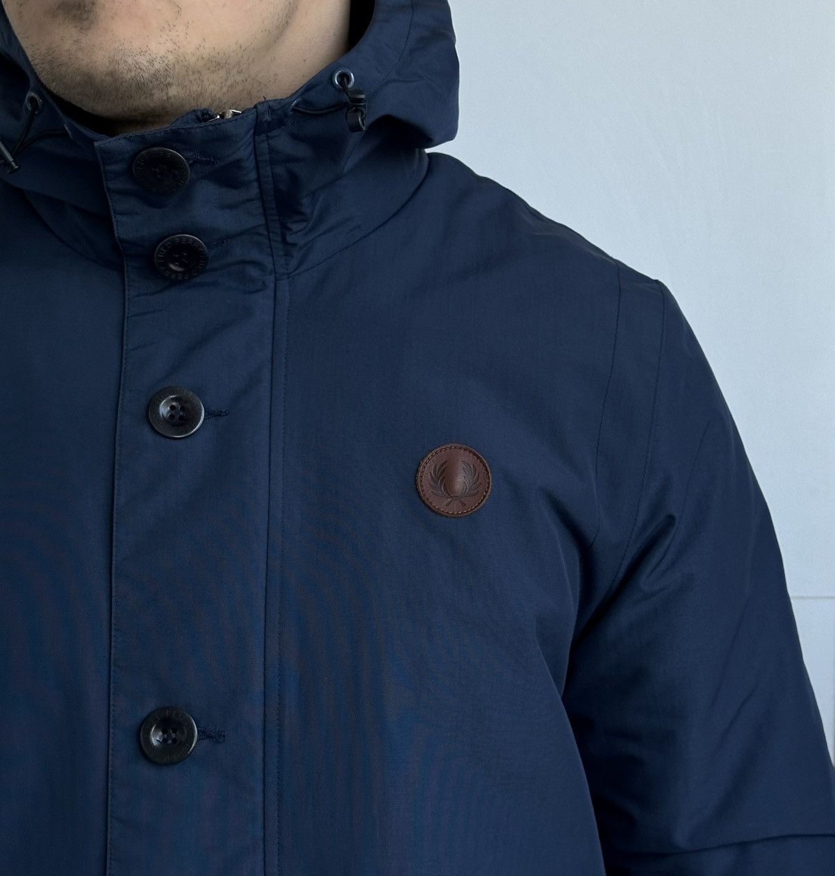 Fred Perry FRED PERRY Men Hooded Water Resist Parka Coat Jacket Size L Size US L / EU 52-54 / 3 - 3 Thumbnail