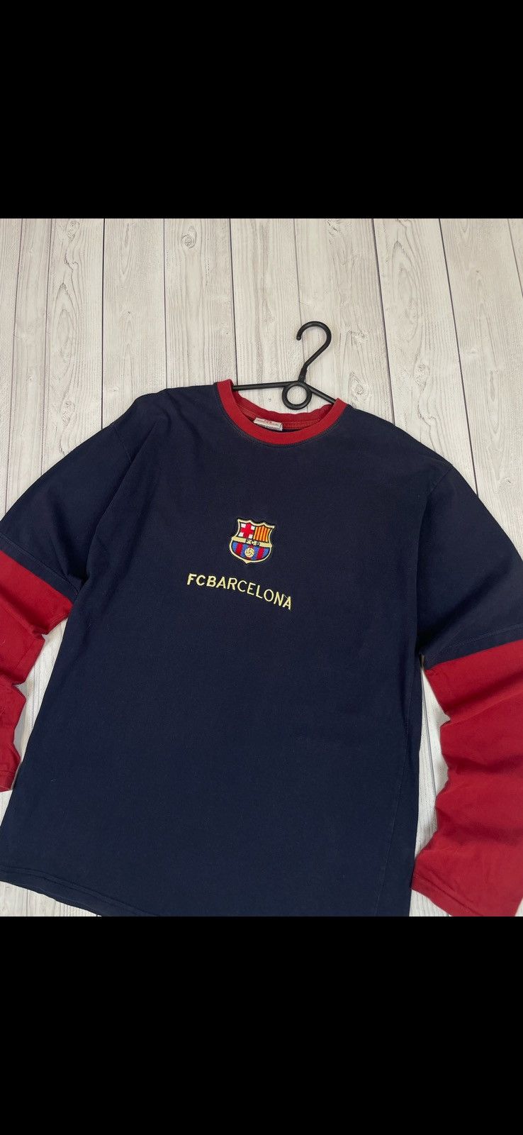 Vintage Vintage FCB Barcelona soccer long sleeve tee sweathirt M Size US M / EU 48-50 / 2 - 4 Thumbnail