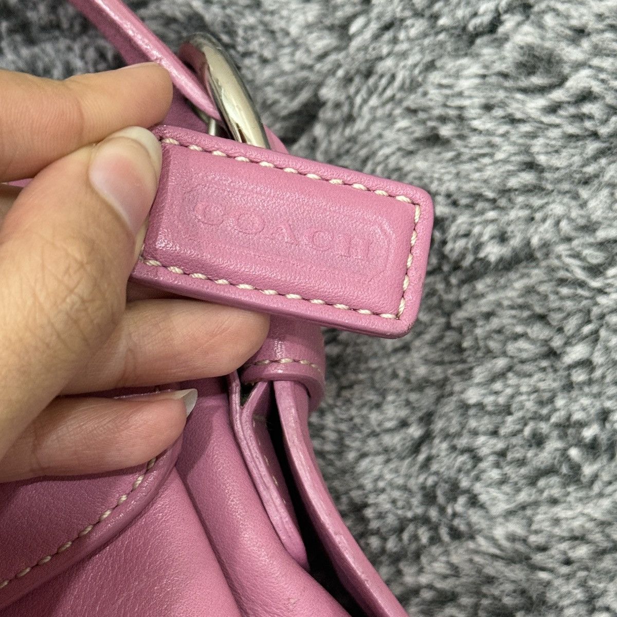 Coach Coach Soho Barbie Pink Leather Shoulder Bag Purse Size ONE SIZE - 6 Thumbnail