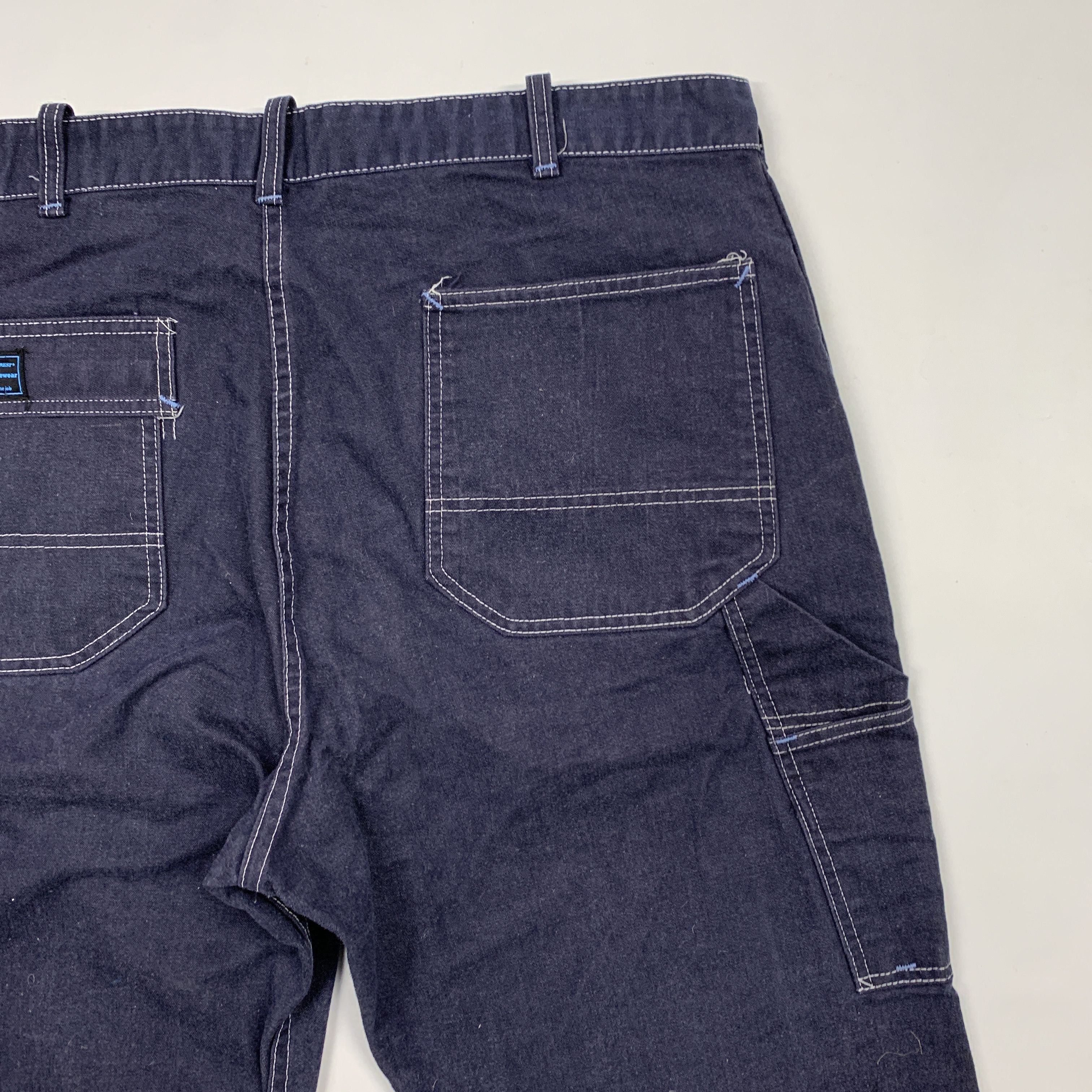 Vintage 70s Sears Carpenter / Work Pants Perma-Prest (Union Made) Size US 39 - 6 Thumbnail