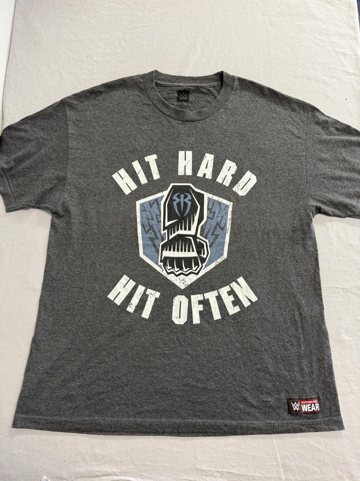 WWE WWE Roman Reigns T-shirt Believe That Hit Hard Hit Often XL Size US XL / EU 56 / 4 - 1 Thumbnail