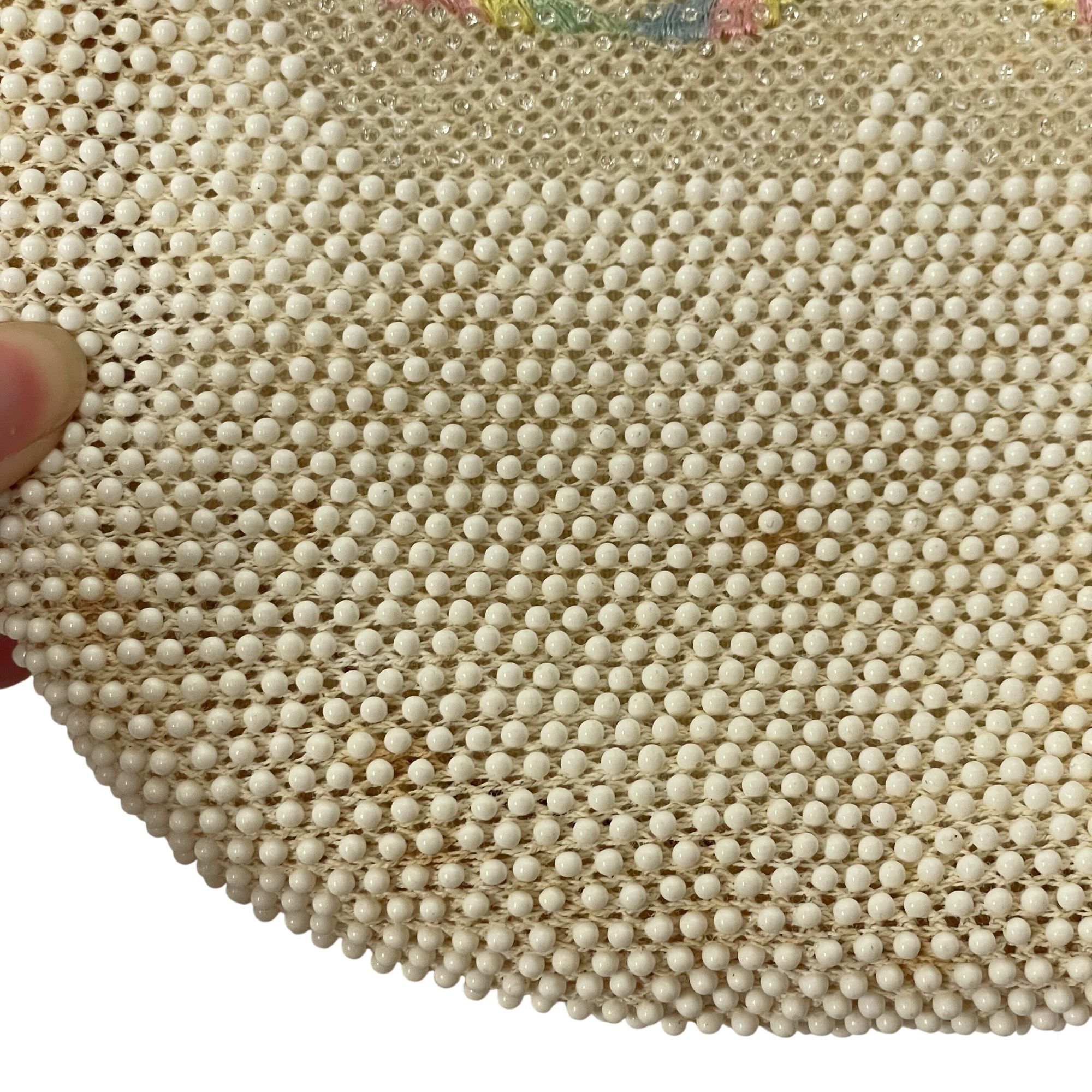 Other Vtg Lumured PETITE BEAD HandBag Evening COCKTAIL Purse Size ONE SIZE - 8 Thumbnail