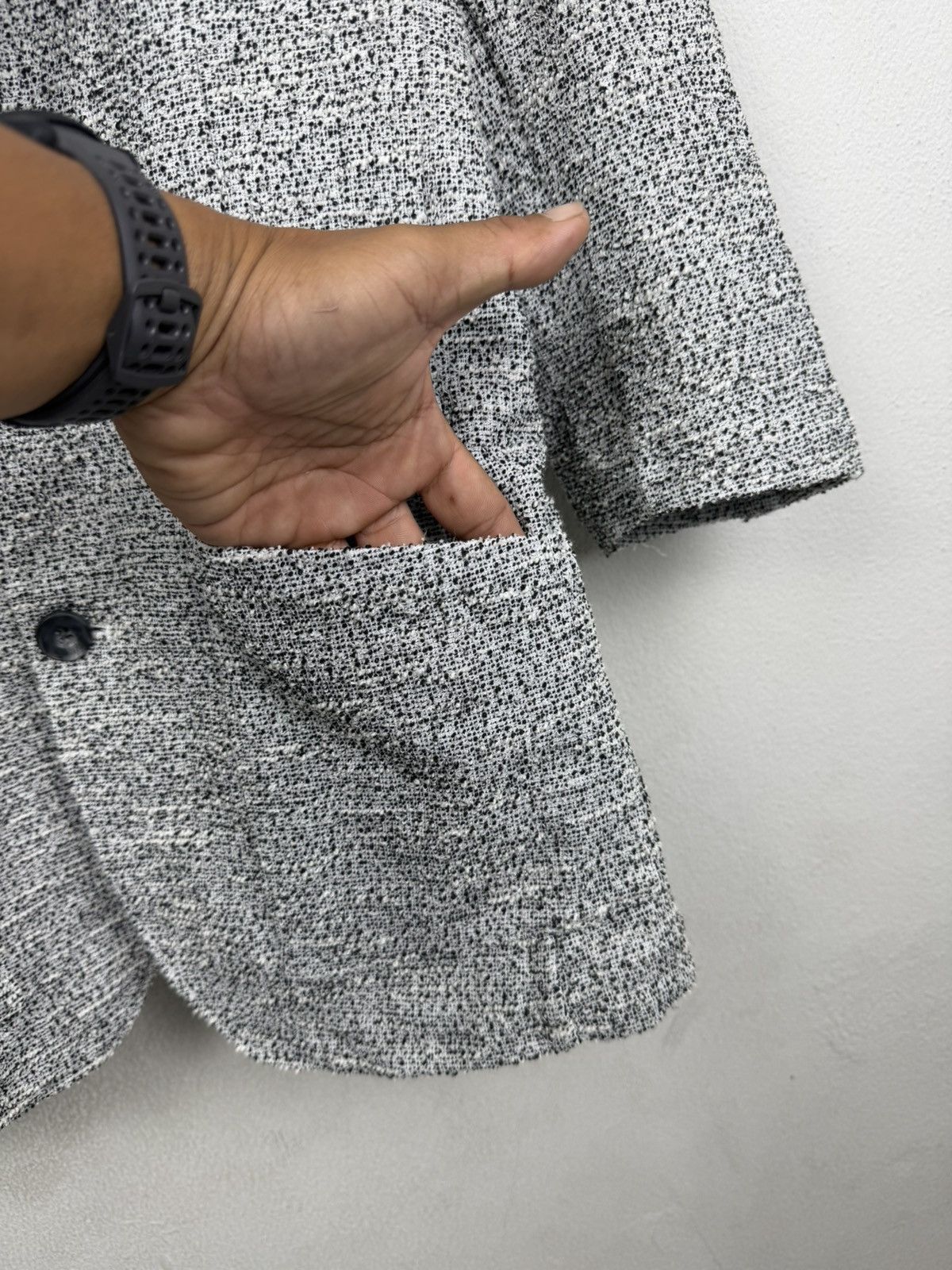 Tornado Mart Zero by Tornado Mart Men's Knit Tweed Blazer Size US L / EU 52-54 / 3 - 4 Thumbnail