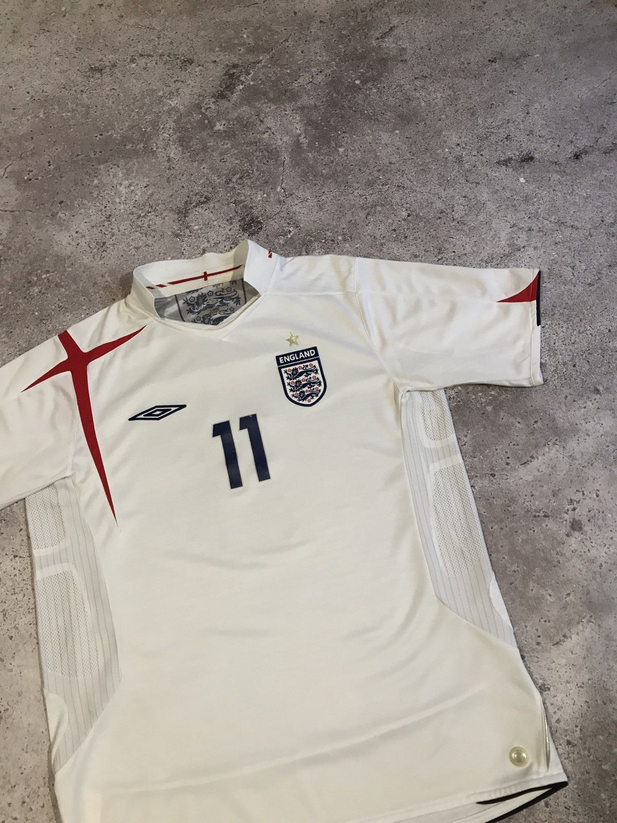 Umbro × Vintage VINTAGE T-SHIRT UMBRO ENGLAND JERSEY Y2K 2005-2007 Size US L / EU 52-54 / 3 - 2 Thumbnail