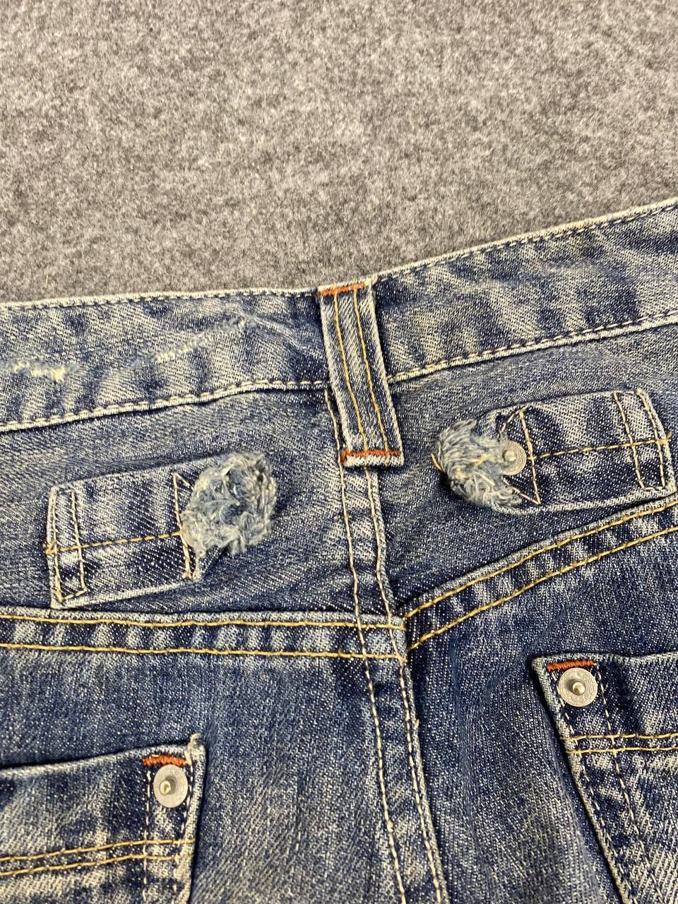 Japanese Brand vintage japanese brands distressed patchwork denim Size 30" / US 8 / IT 44 - 6 Thumbnail