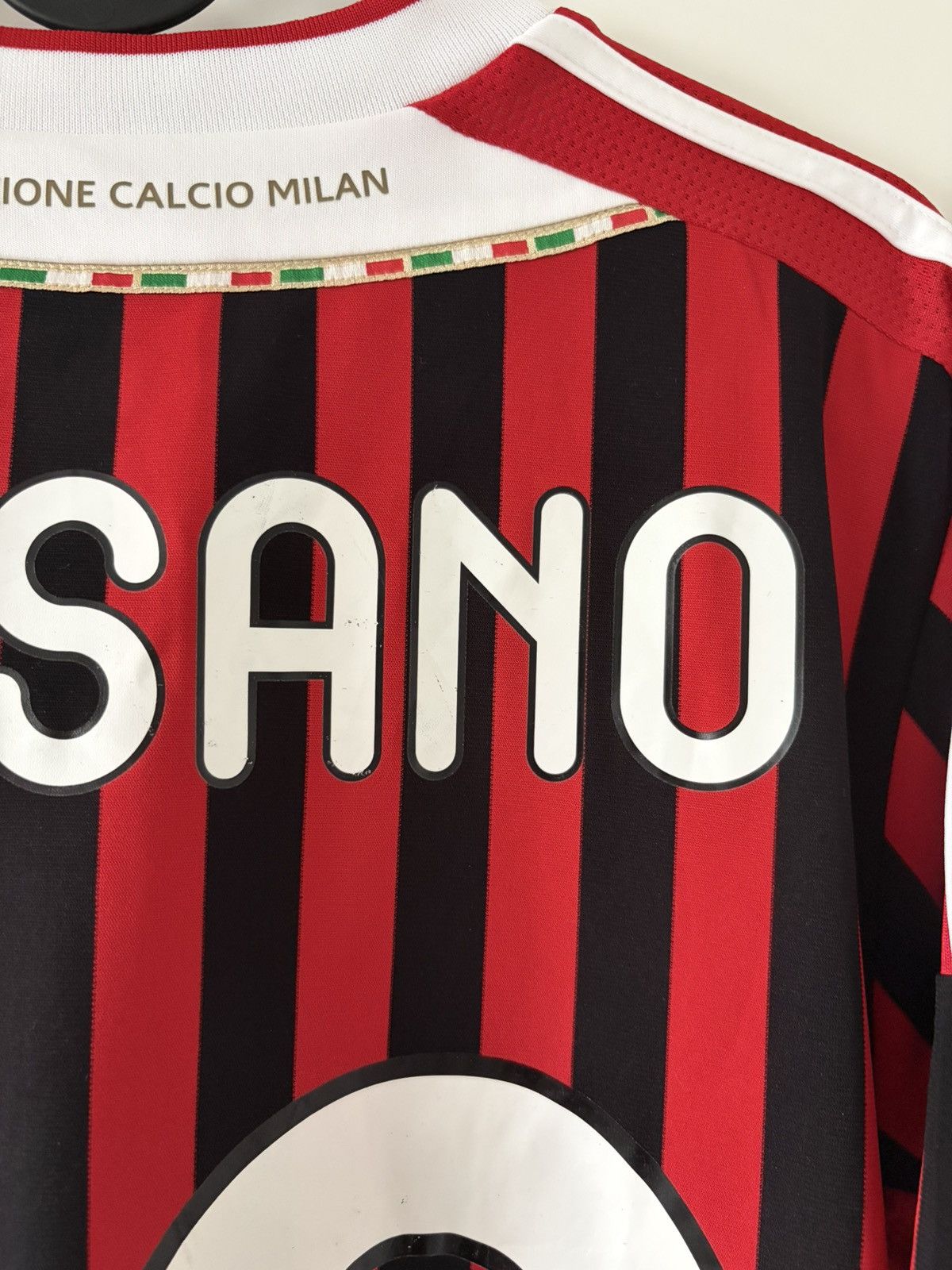 AC Milan adidas 2011/2012 domowa Cassano — zdjęcie 5