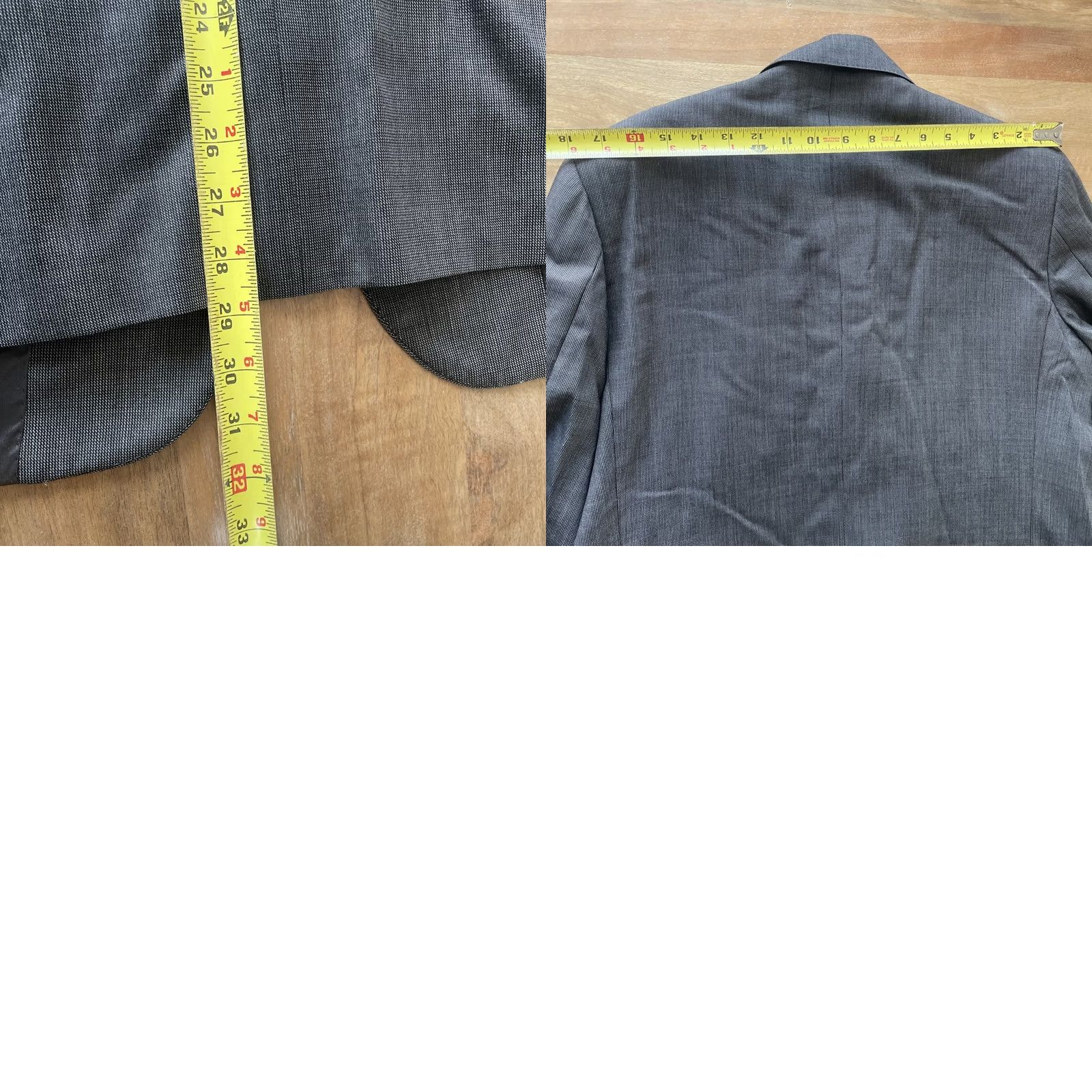 Lubiam Lubiam 1911 Blazer Mens 42R Wool Notch Lapel Four-Button Single-Breasted 90s City Italian Vintage Black Regular Jacket Coat Size 42R - 9 Thumbnail