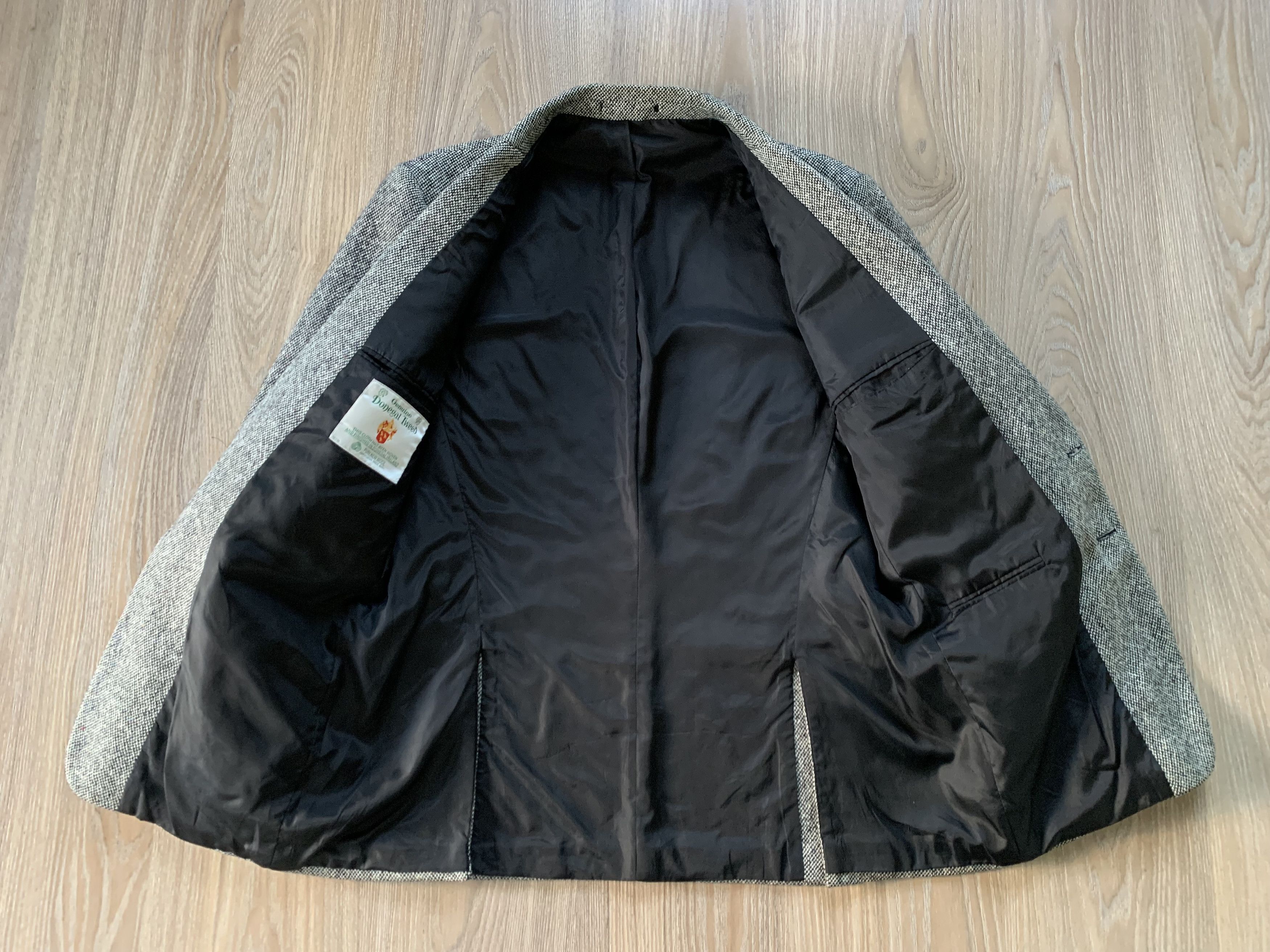 Donegal Tweed × Vintage Donegal Tweed Vintage Classic Blazer Size 50L - 5 Thumbnail