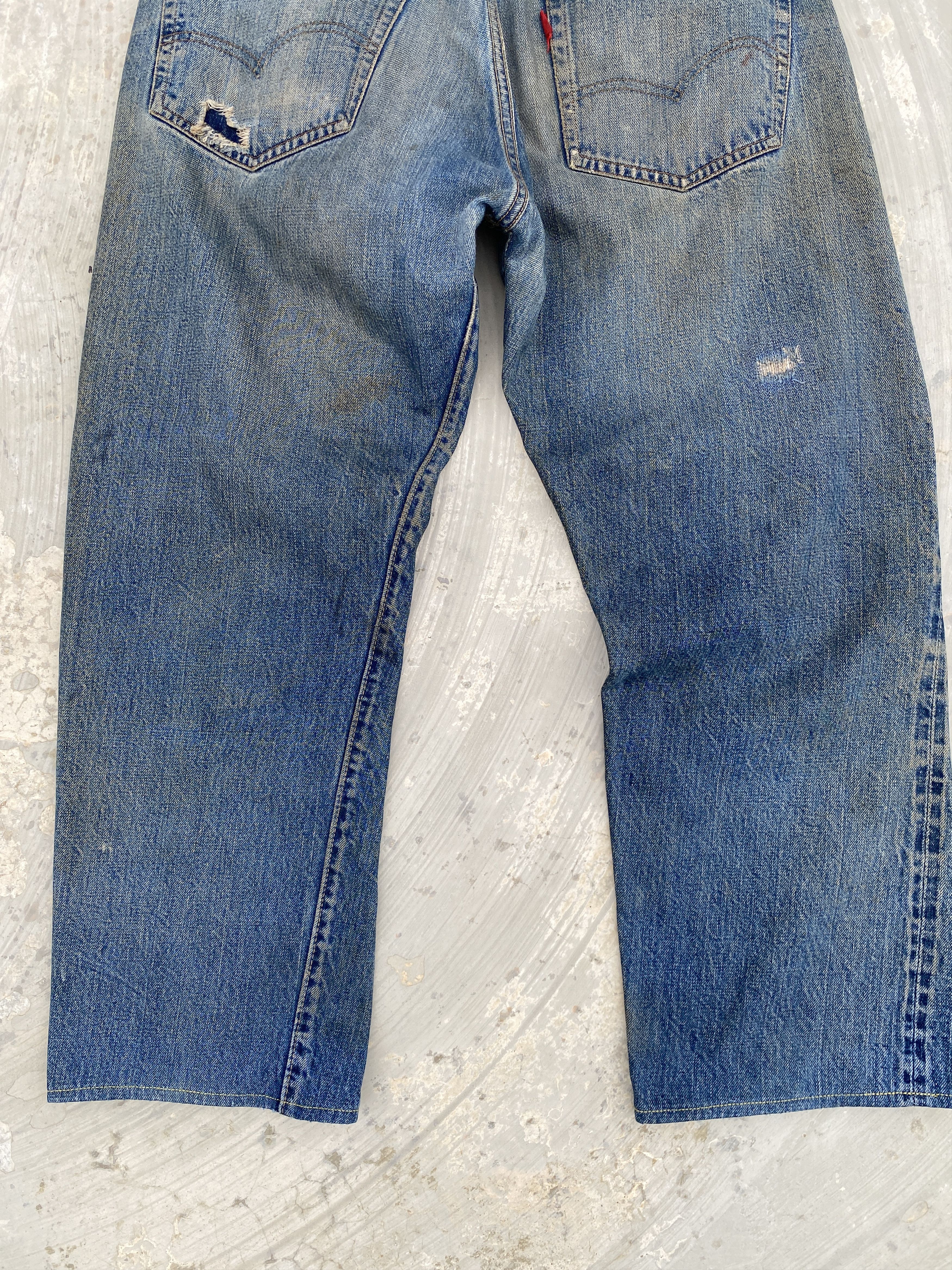Levi's Vintage 60/70s Levis 501 Big E Redline #6 Selvedge Jeans Size US 33 - 9 Thumbnail