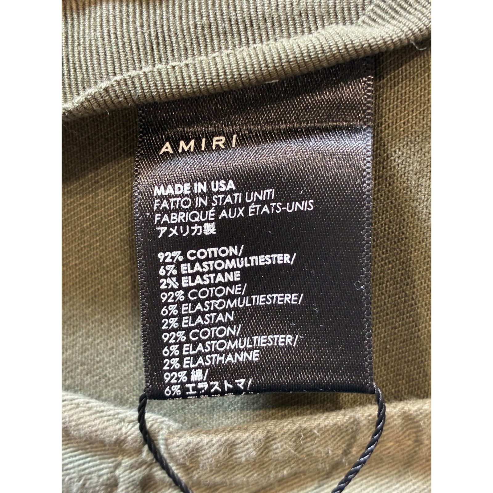 Amiri Amiri Olive Cargo Pants Size 34" / US 12 / IT 48 - 6 Thumbnail