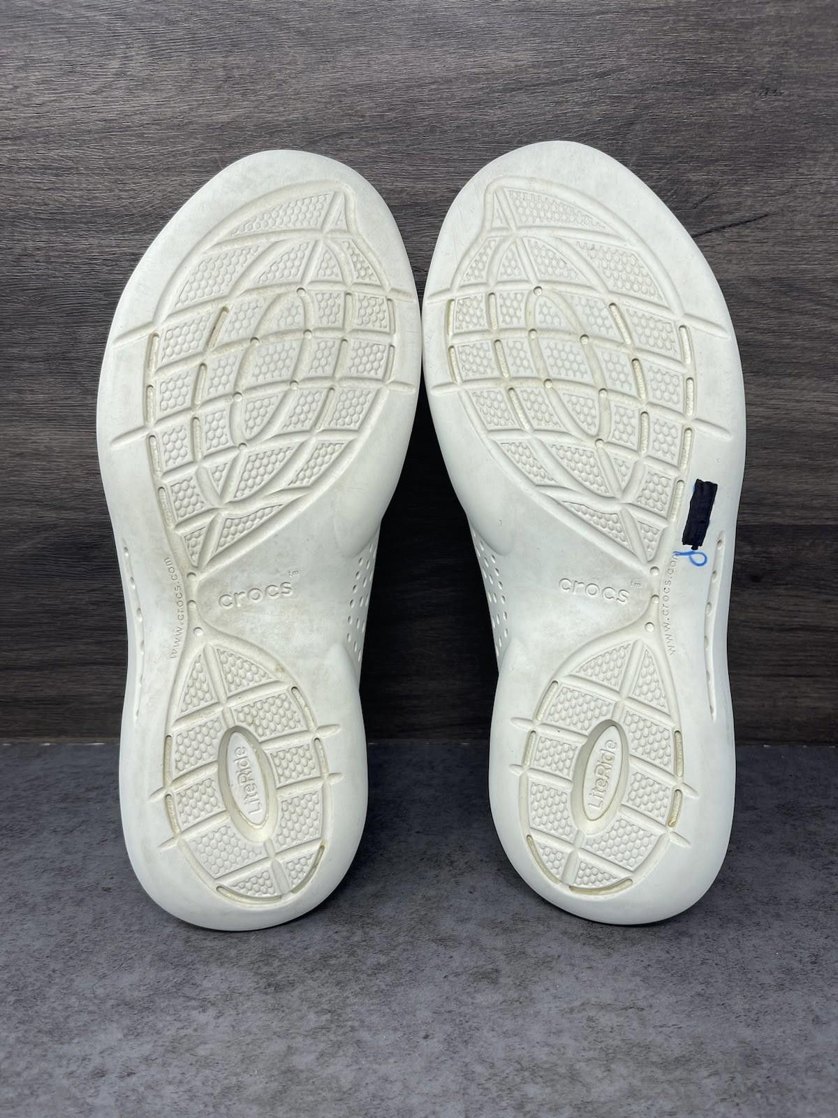 Crocs Crocs Ridelite 360 Pacer Shoes Mens Size 9 White Rubber Size US 9 / EU 42 - 8 Thumbnail