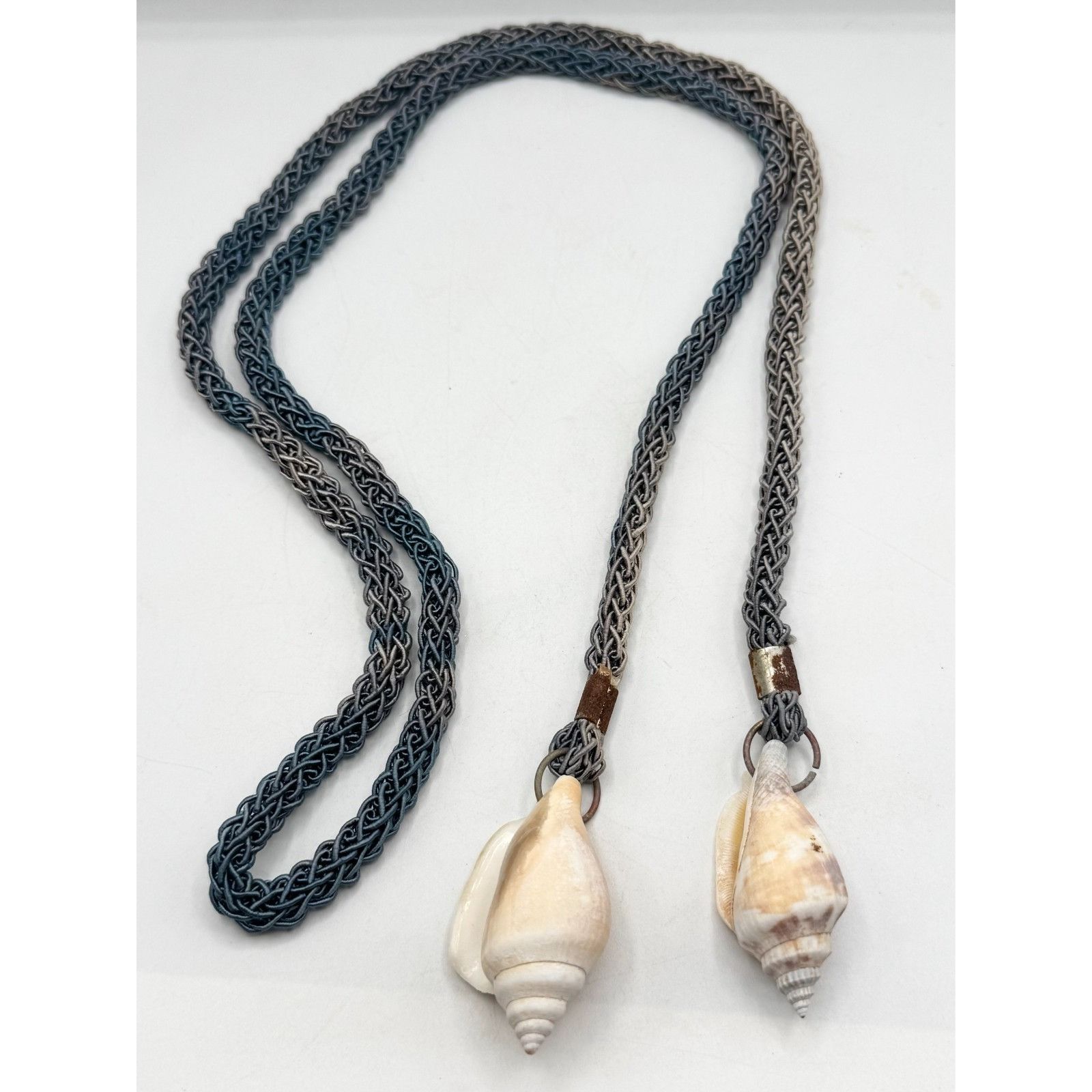 Vintage Vintage blue woven seashell Shell belt | Grailed