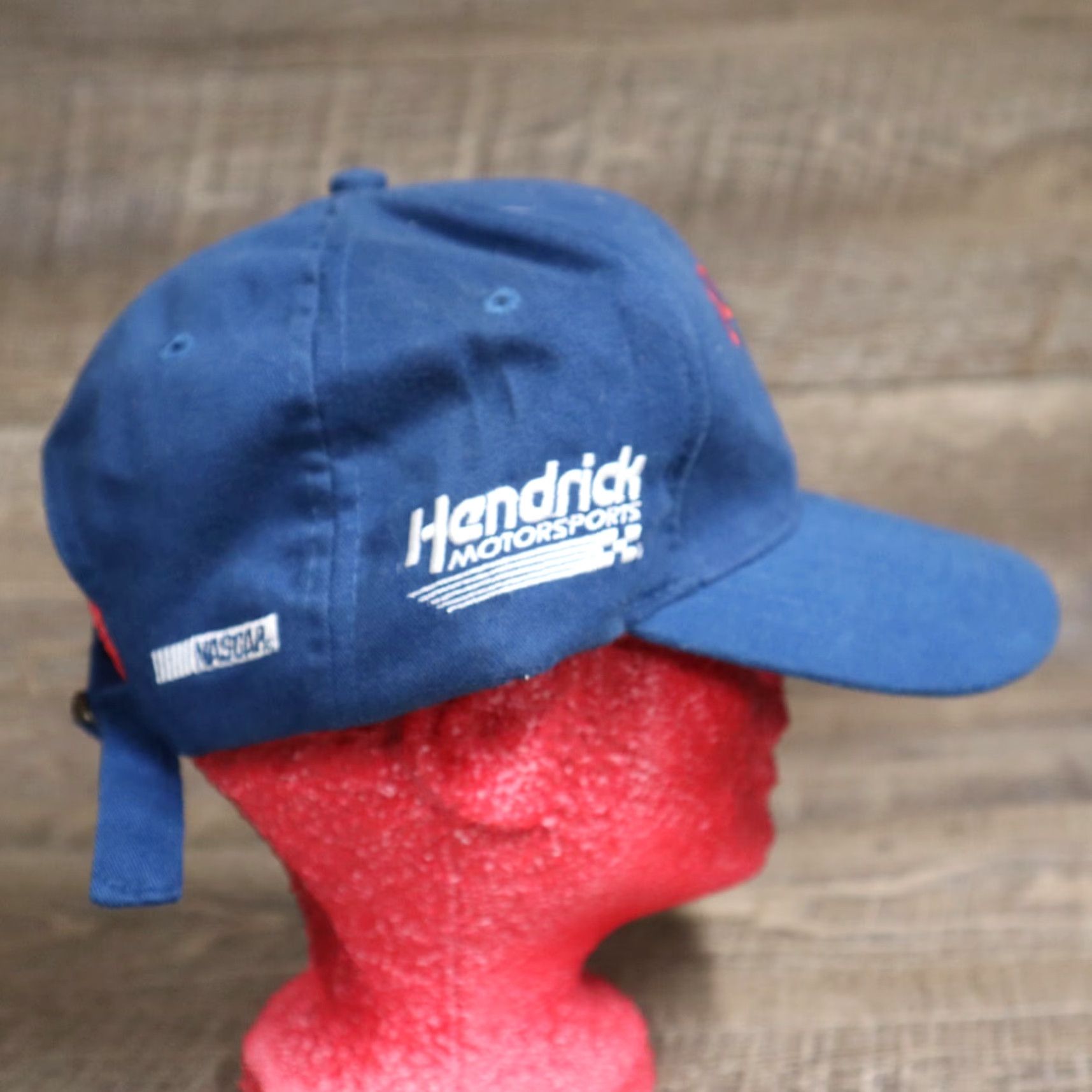 NASCAR Competitors View Baseball Cap Blue Adult Adjustable Hat Cap Size ONE SIZE - 3 Thumbnail