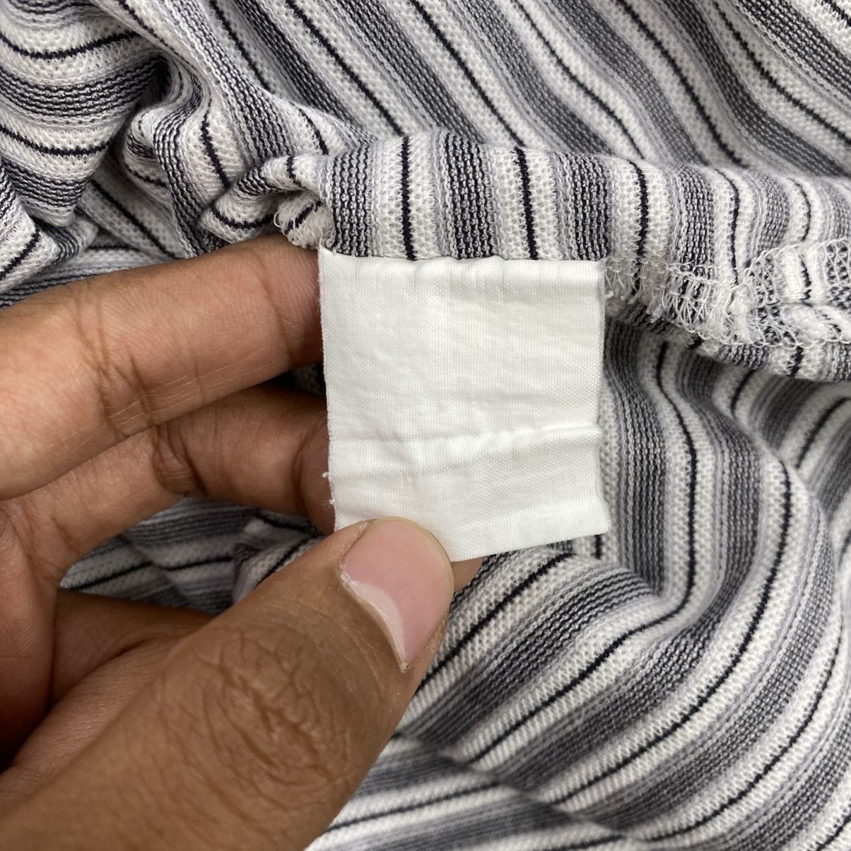 Burberry Vintage Burberry London Embroidery Logo Striped Polo Shirt Size US M / EU 48-50 / 2 - 8 Thumbnail