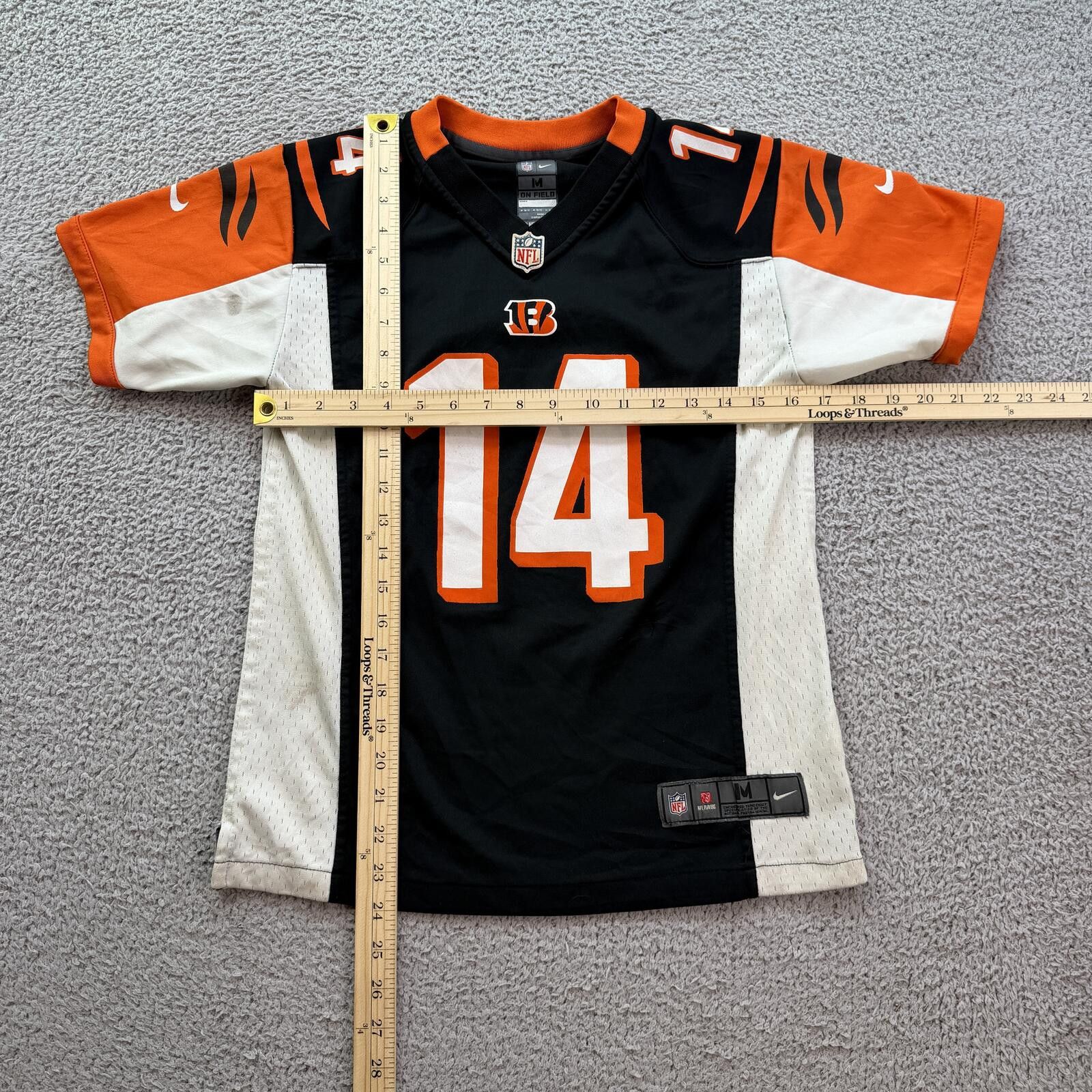 Nike Nike Cincinnati Bengals Andy Dalton #14 Youth Jersey M NFL Size ONE SIZE - 3 Thumbnail