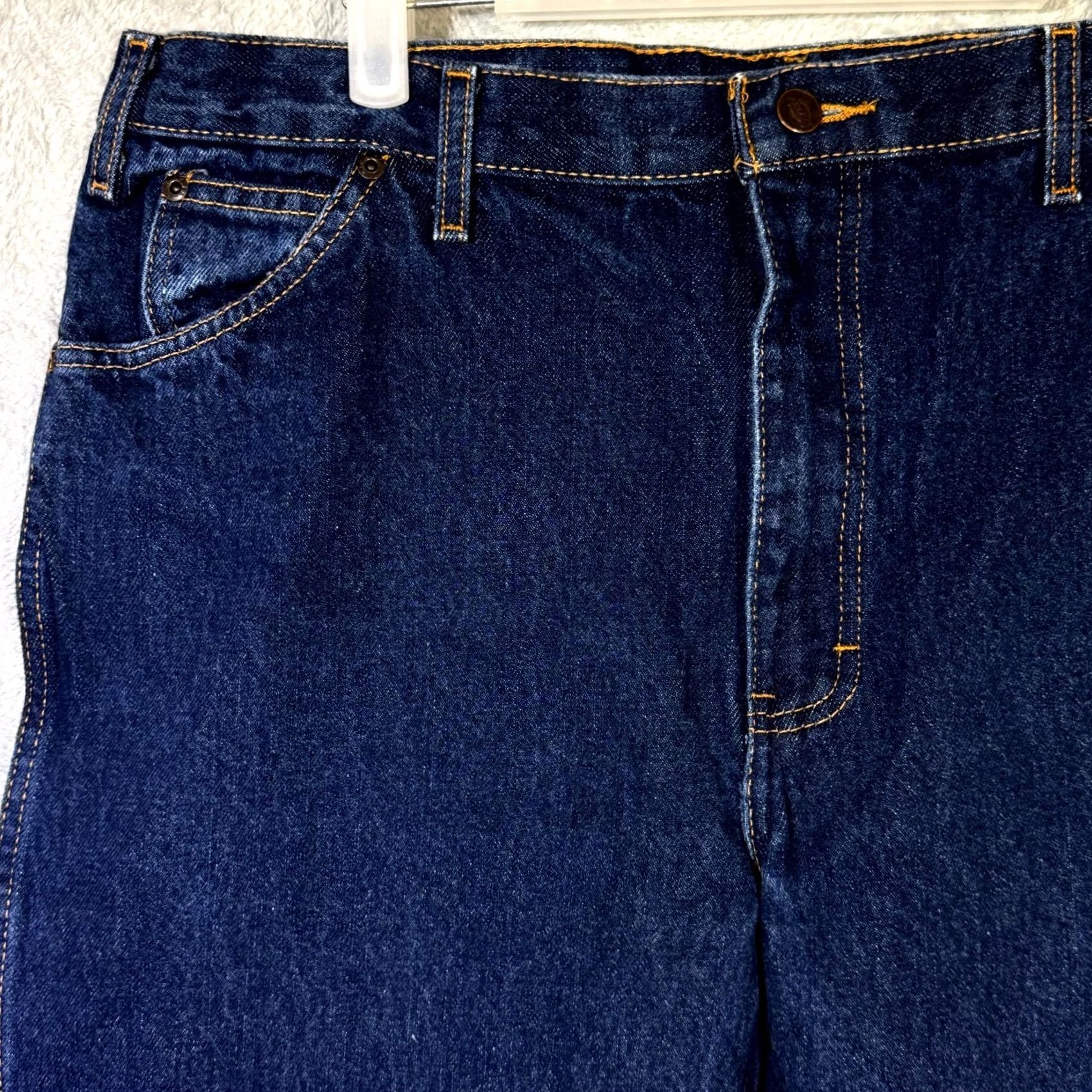 Dickies Dickies Jeans Men’s 38x36 Blue Denim 100% Cotton Regular Fit Straight Leg Jeans Size US 38 / EU 54 - 3 Thumbnail
