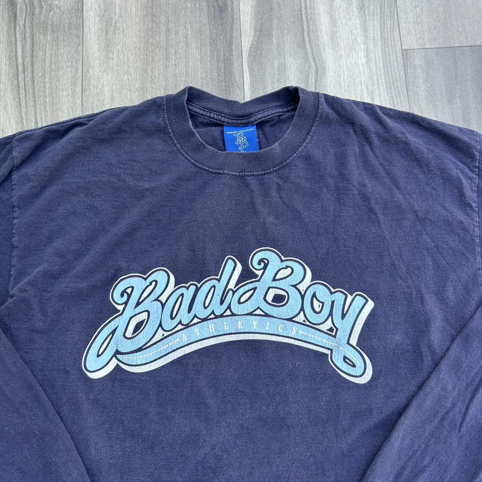 Other Vintage y2k Bad Boy Athletics Blue Long Sleeve T shirt XL Size US XL / EU 56 / 4 - 2 Thumbnail