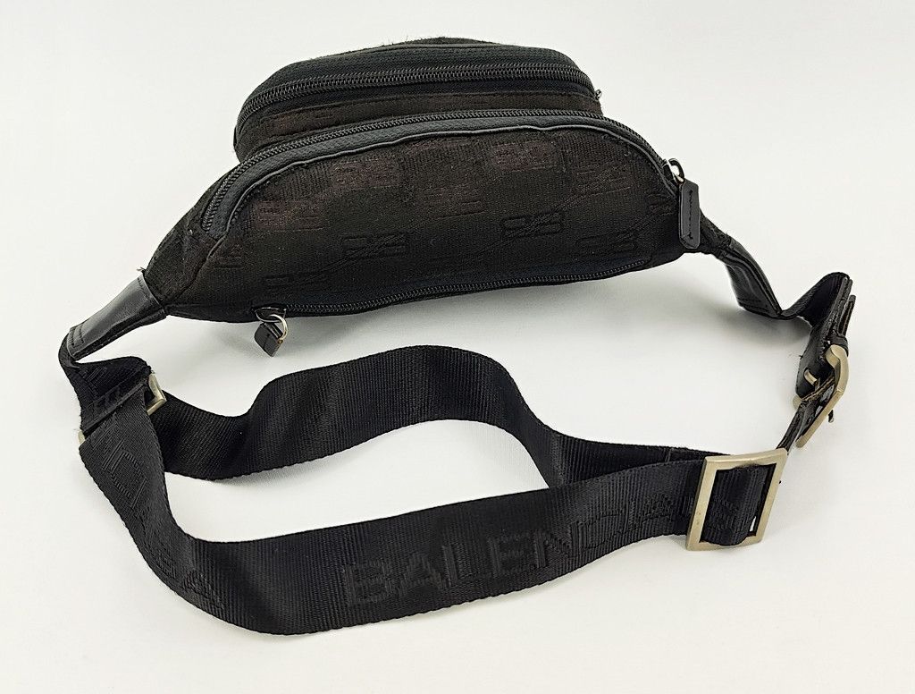 Balenciaga distressed BALENCIAGA waist chest bag monogram logo vintage Size ONE SIZE - 10 Thumbnail