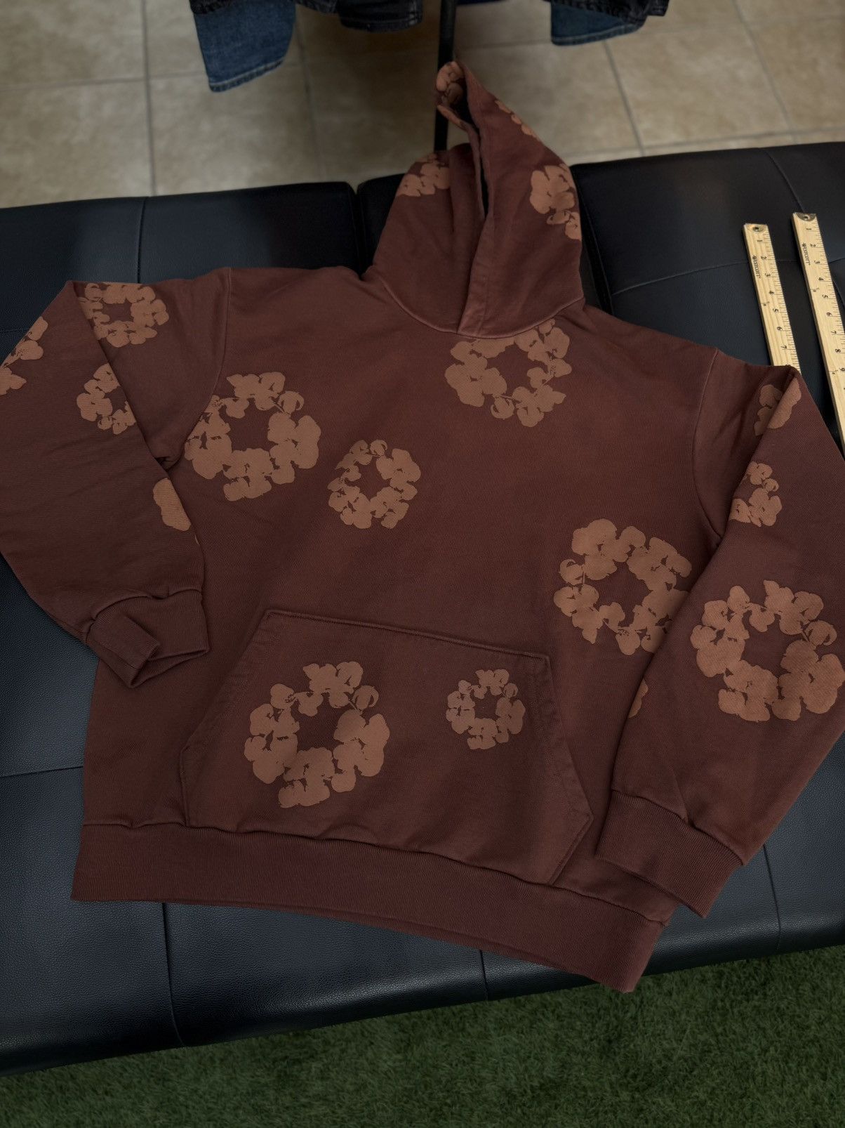 DENIM TEARS Denim Tears 2025 Cotton Wreath Hoodie L (NEW) Brown Size US L / EU 52-54 / 3 - 3 Thumbnail