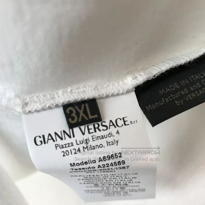Versace Versace White Medusa print T-shirt Size US XXL / EU 58 / 5 - 4 Thumbnail