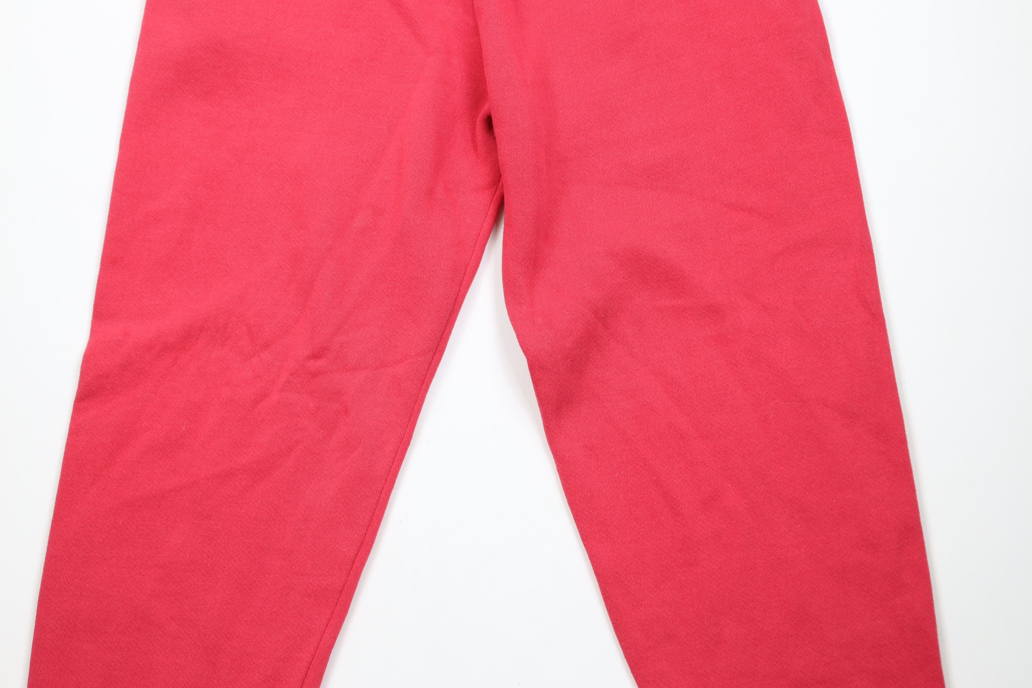 Vintage Vintage 90s Streetwear Heavyweight Sweatpants Joggers Pink Size 32" / US 10 / IT 46 - 3 Thumbnail