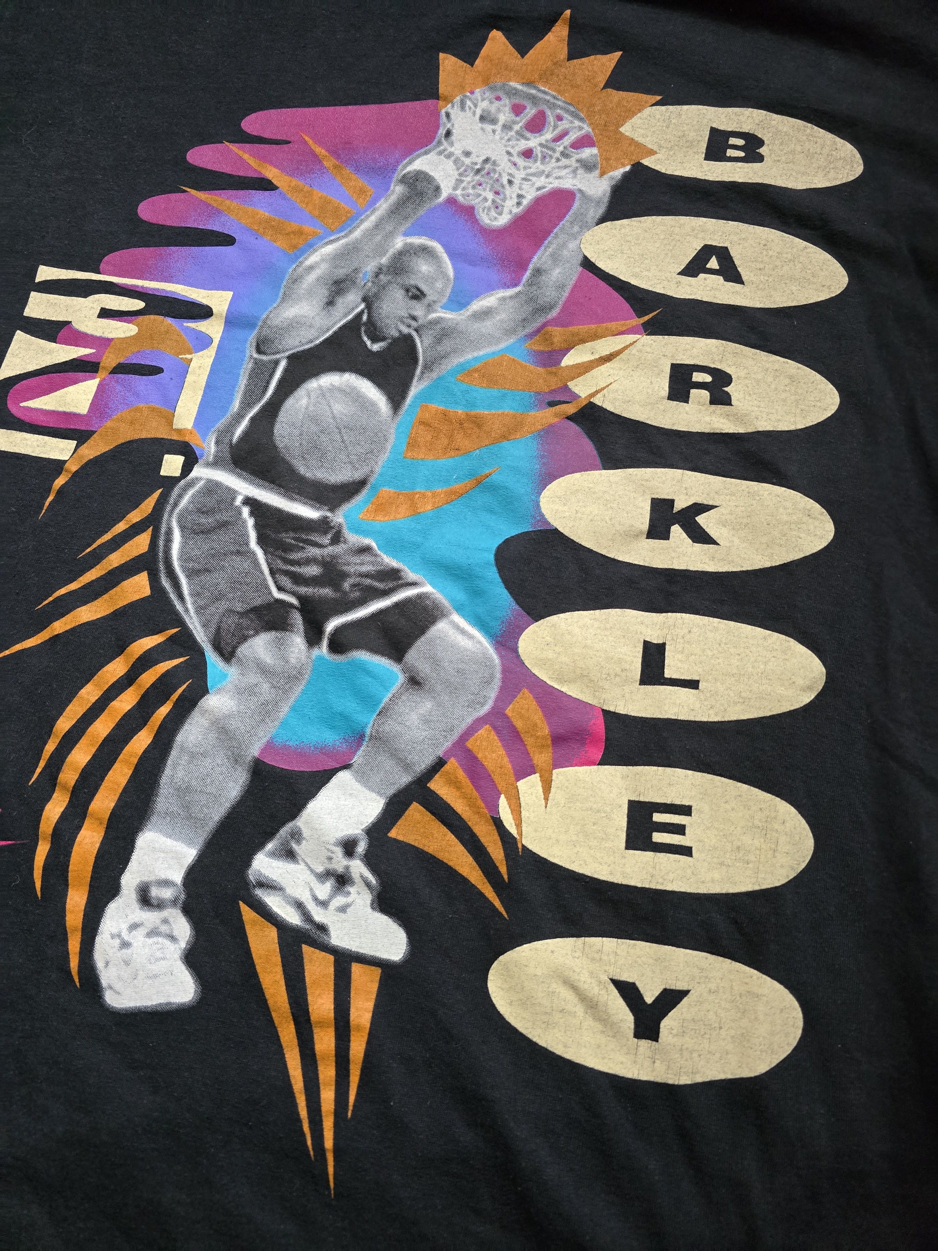 NBA × Nike × Vintage Vintage Nike Barkley T-shirt Size US L / EU 52-54 / 3 - 2 Thumbnail