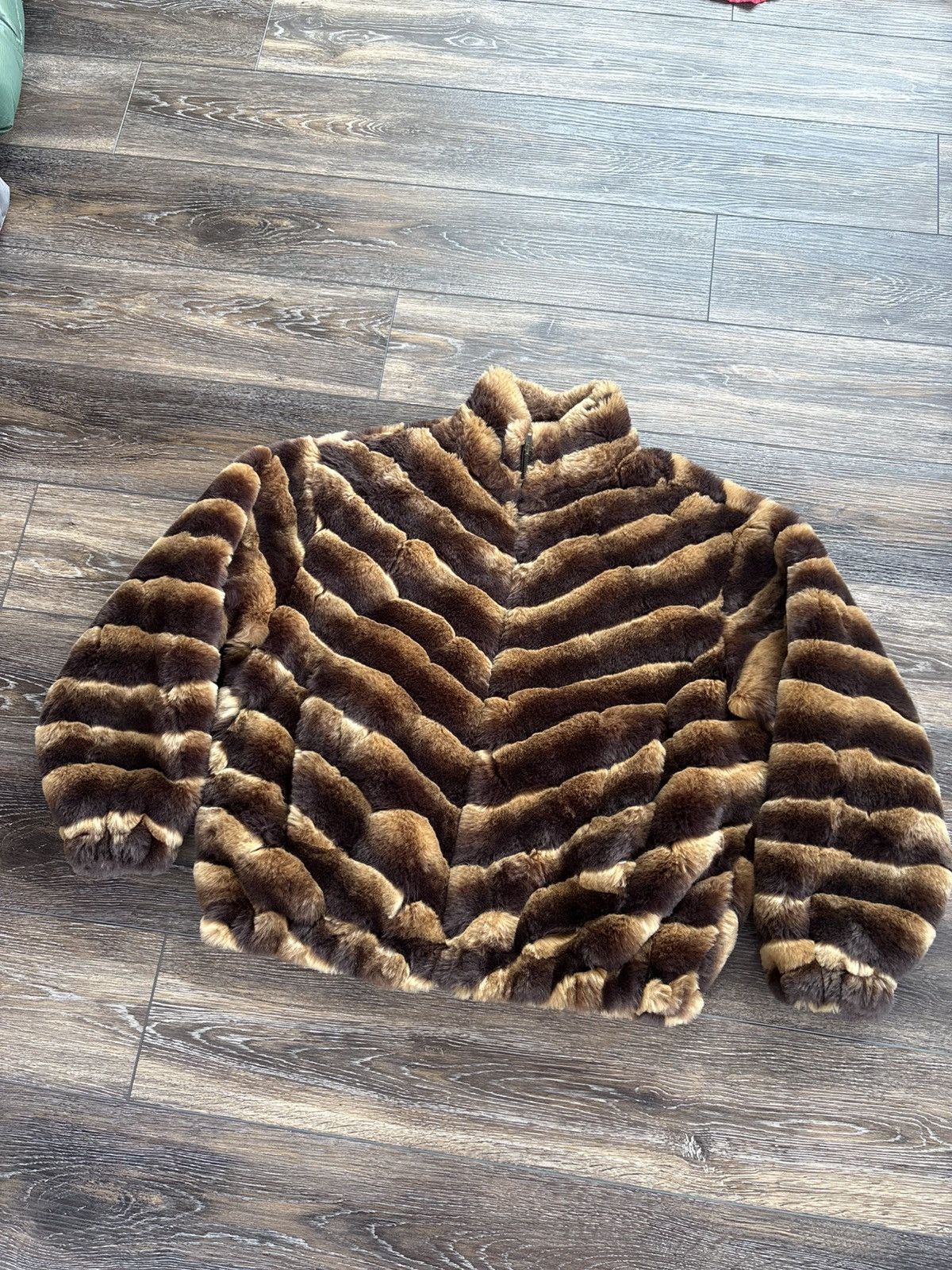 Supreme Faux Fur Jacket SS24 Brown