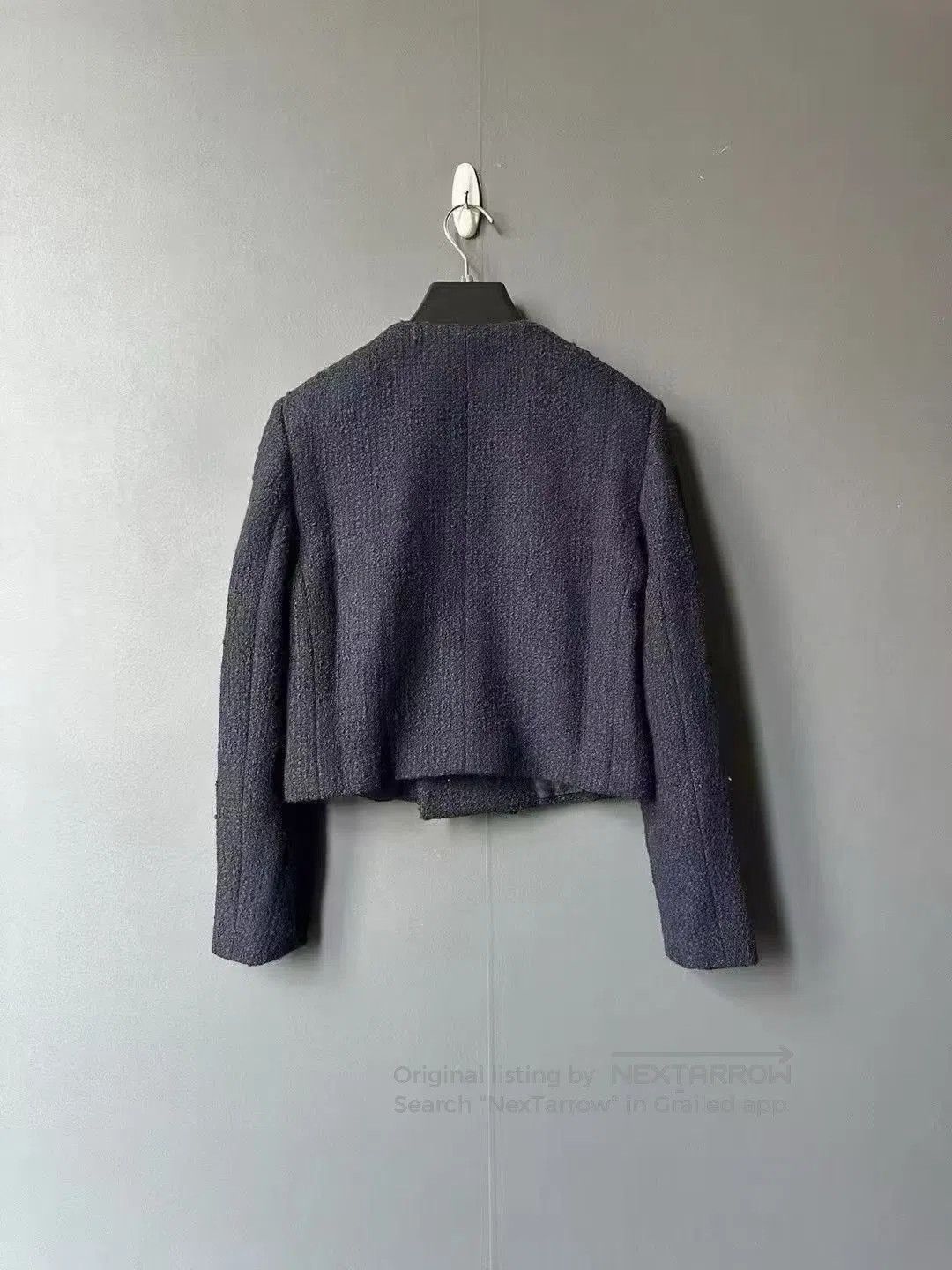 Celine Celine Double-Breasted Tweed Coat. Size XXS / US 00 / IT 34 - 2 Thumbnail