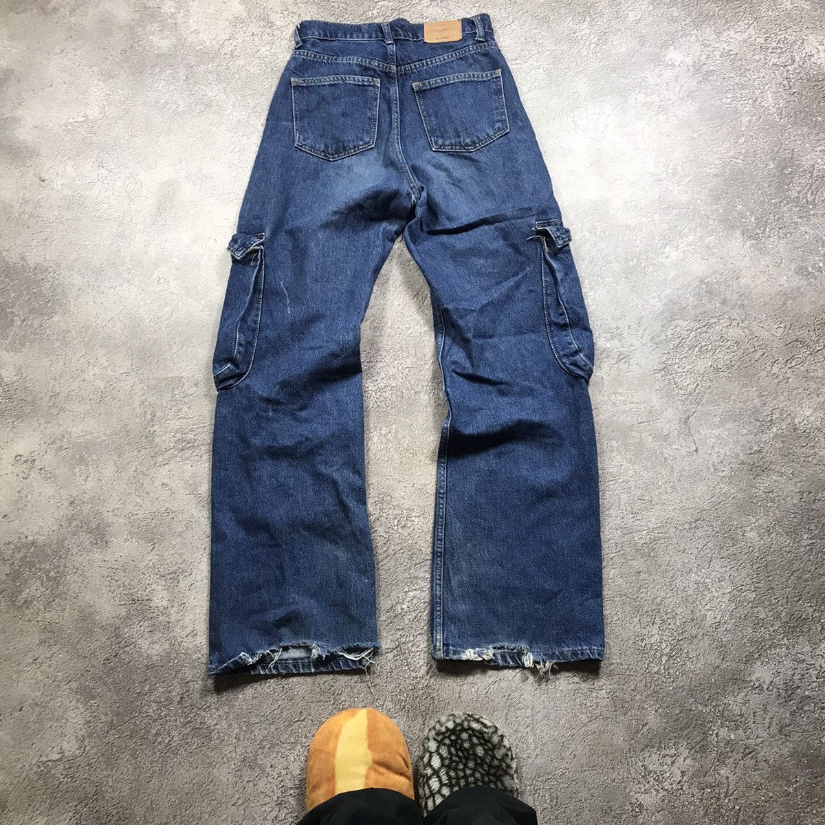 Vintage Vintage 90s Baggy Distressed Cargo Pants Grunge Japan 26 Size 26" / US 2 / IT 38 - 6 Thumbnail