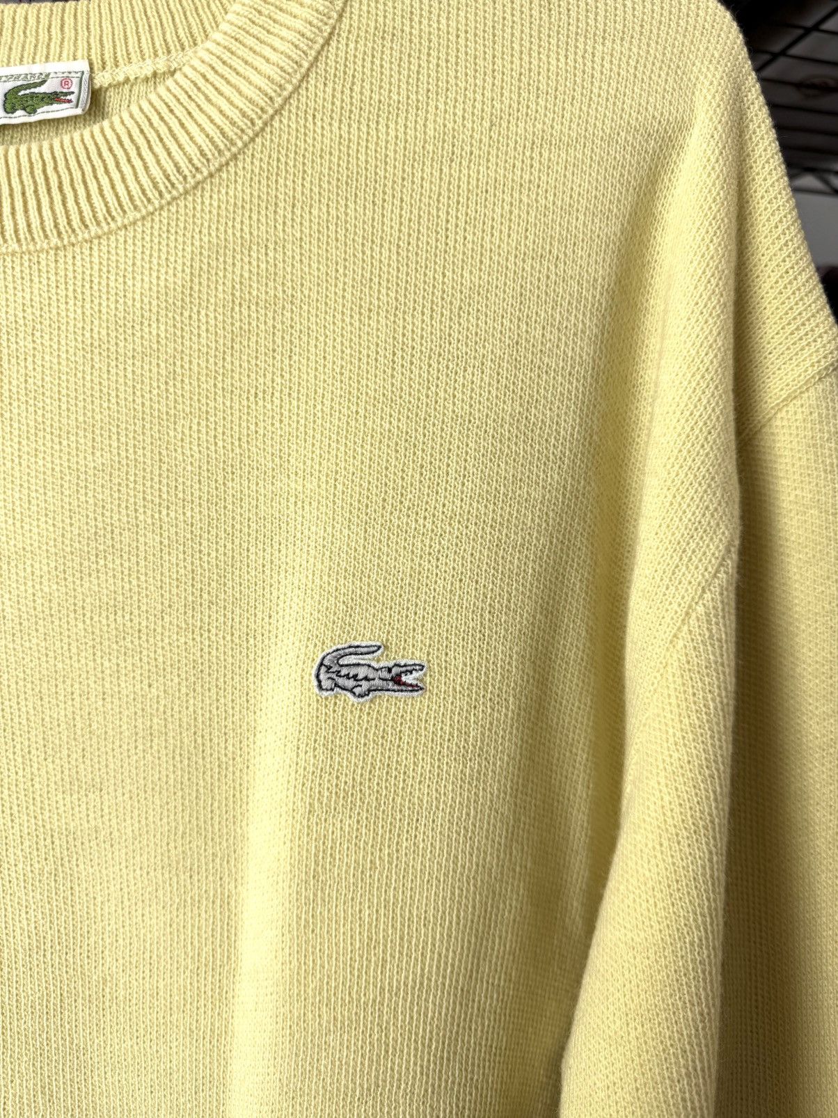 Lacoste 💥90’s Rare! Vintage Lacoste Sweater Sweatshirt Size US L / EU 52-54 / 3 - 3 Thumbnail