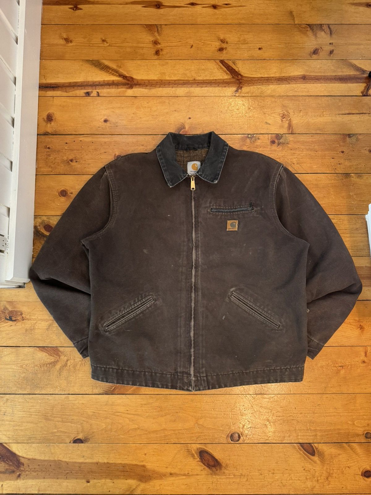 Carhartt Vtg Y2k ‘07 J97 DKB Brown Carhartt Detroit Jacket. Size XLT Size US XL / EU 56 / 4 - 2 Thumbnail
