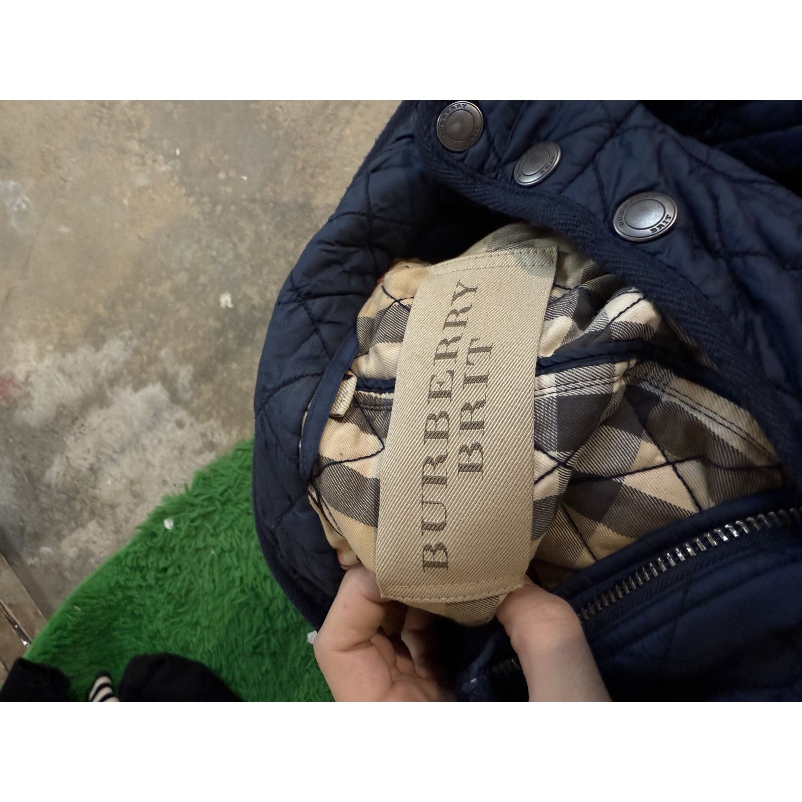 Burberry Burberry Jacket Navy Used XL Size US XL / EU 56 / 4 - 2 Thumbnail